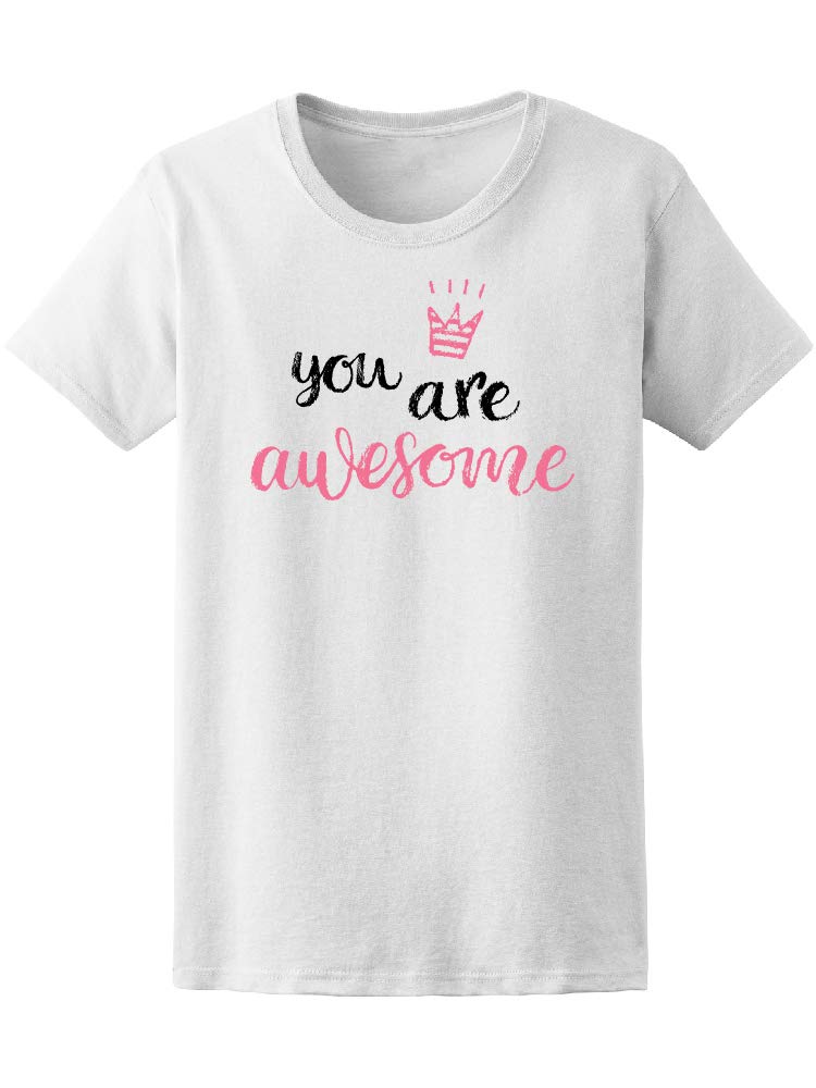 You Are Awesome Queen Graphic T-Shirt for Men - Funny & Inspirational Tee for Casual Wear, Parties & Gifts