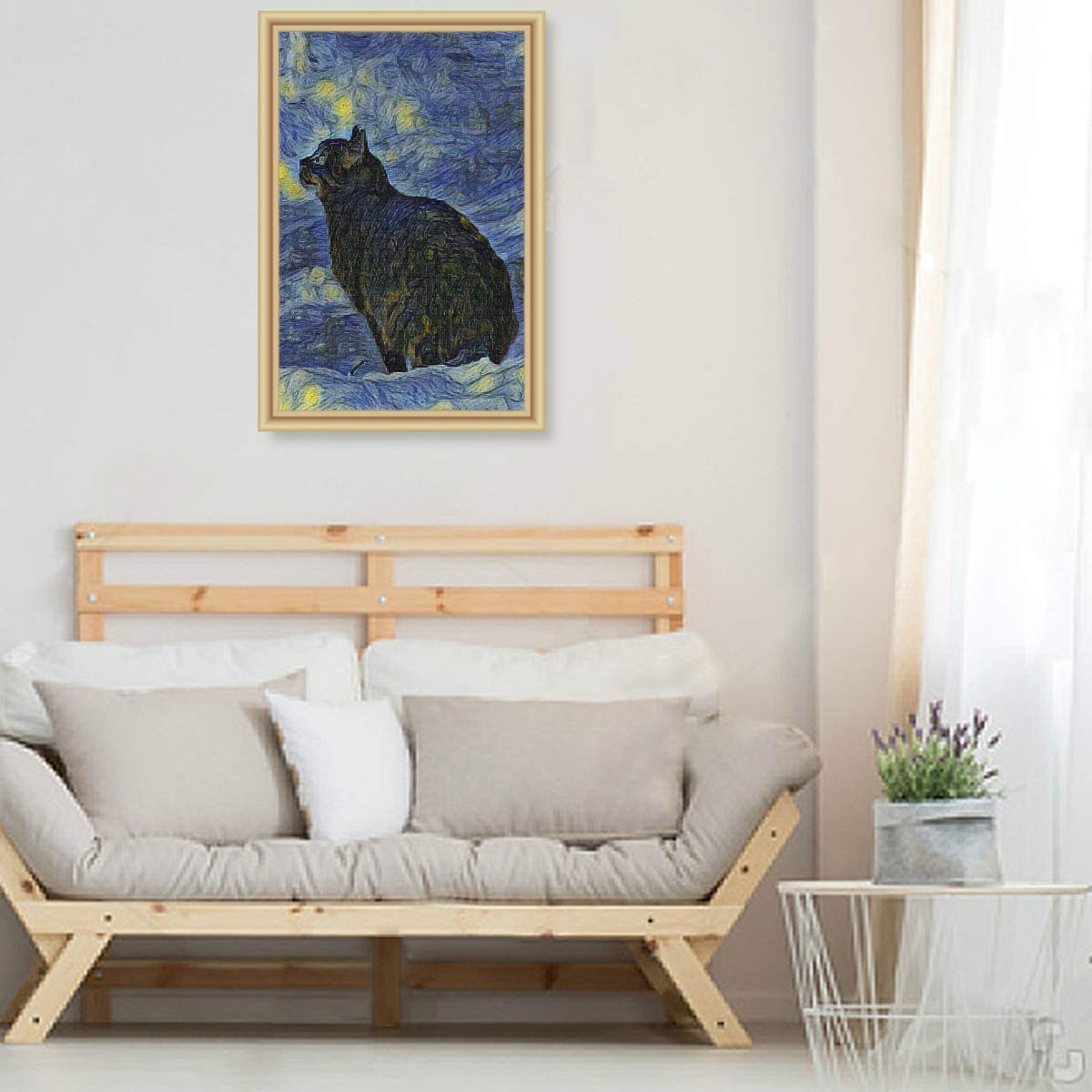 AGONA 1000 Piece Jigsaw Puzzle for Adults - Van Gogh Oil Painting Black Cat Puzzle, Educational & Fun Family Game, DIY Wall Art for Home Decor | Perfect for Relaxation, Stress Relief & Family Bonding