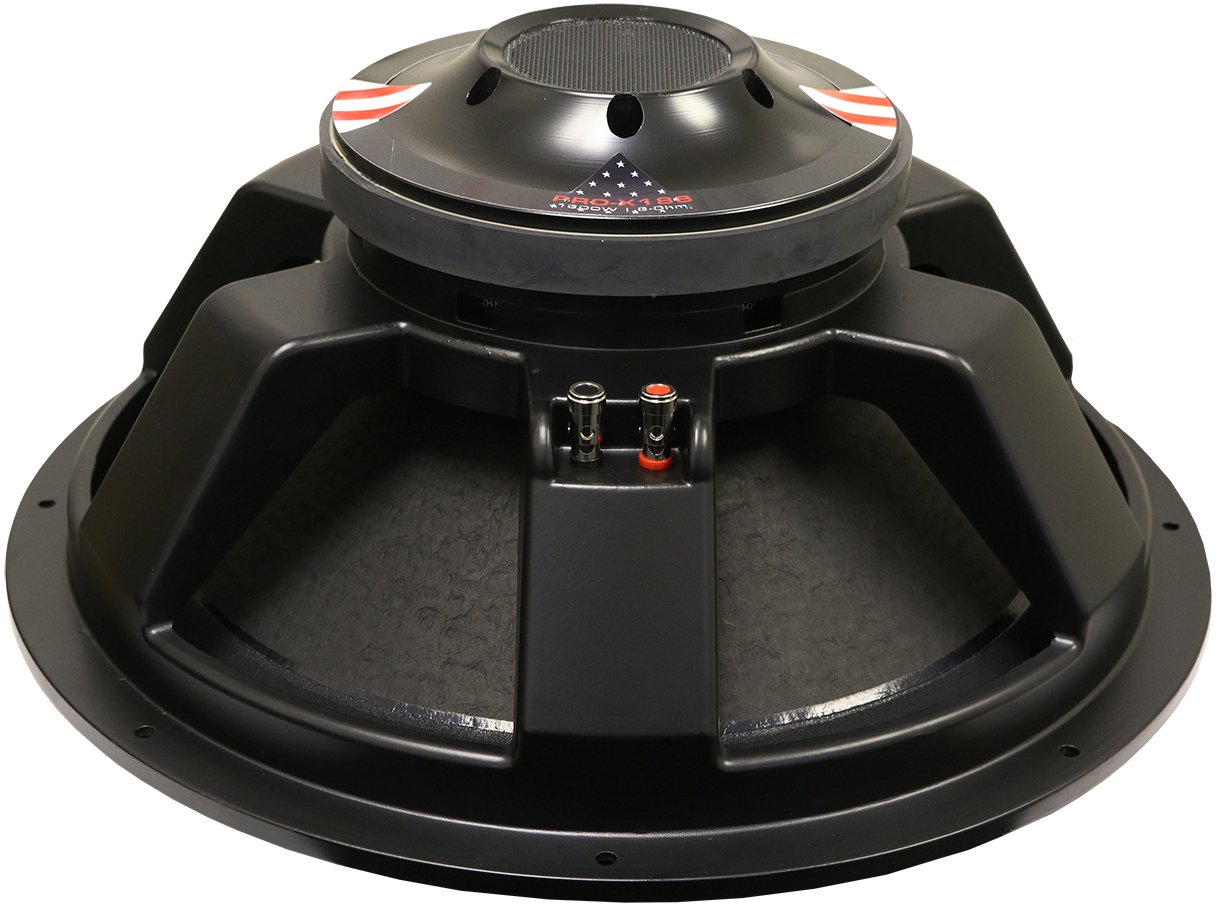 Earthquake Sound PRO-X188 18-Inch Pro-X Series 8-Ohm Die Cast Subwoofer (Single) - Powerful Bass for Home Theater & Music Systems