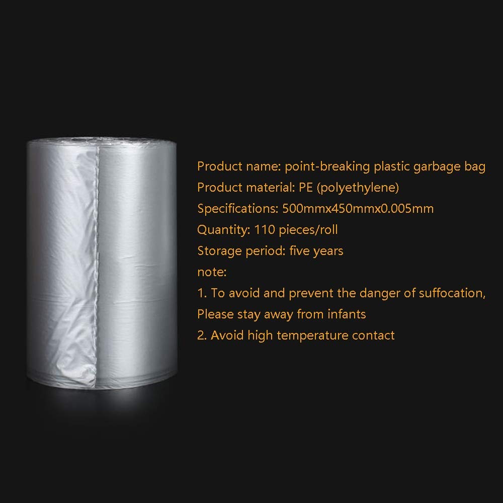 Premium Heavy-Duty Trash Bags - 1109 Rolls, Silver Gray, 3-Ply Thickened for Home & Office Use - Durable Garbage Bags for Kitchen, Bathroom, and Outdoor Waste Disposal