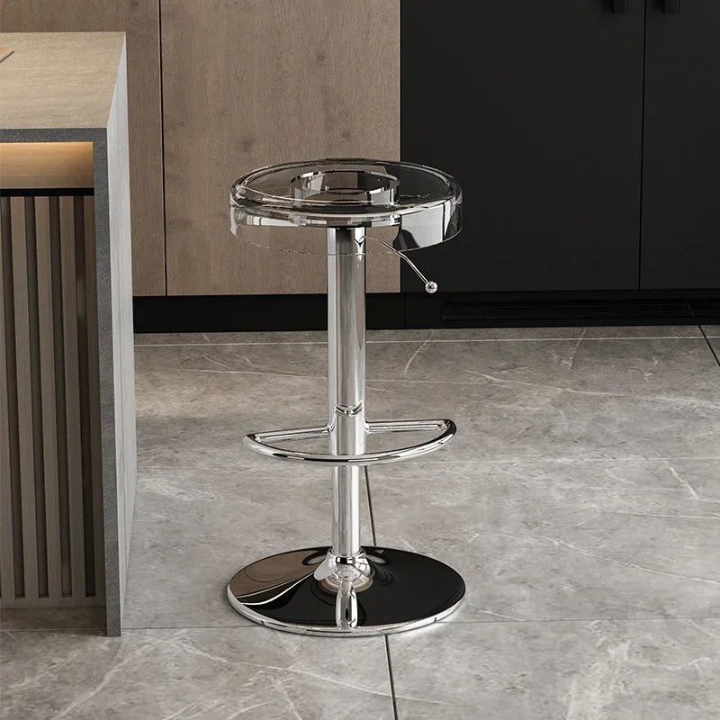 Premium Acrylic Kitchen Island Bar Stool - Modern High-End Counter Stool for Dining & Entertaining - Perfect for Home, Restaurant & Cafe Use