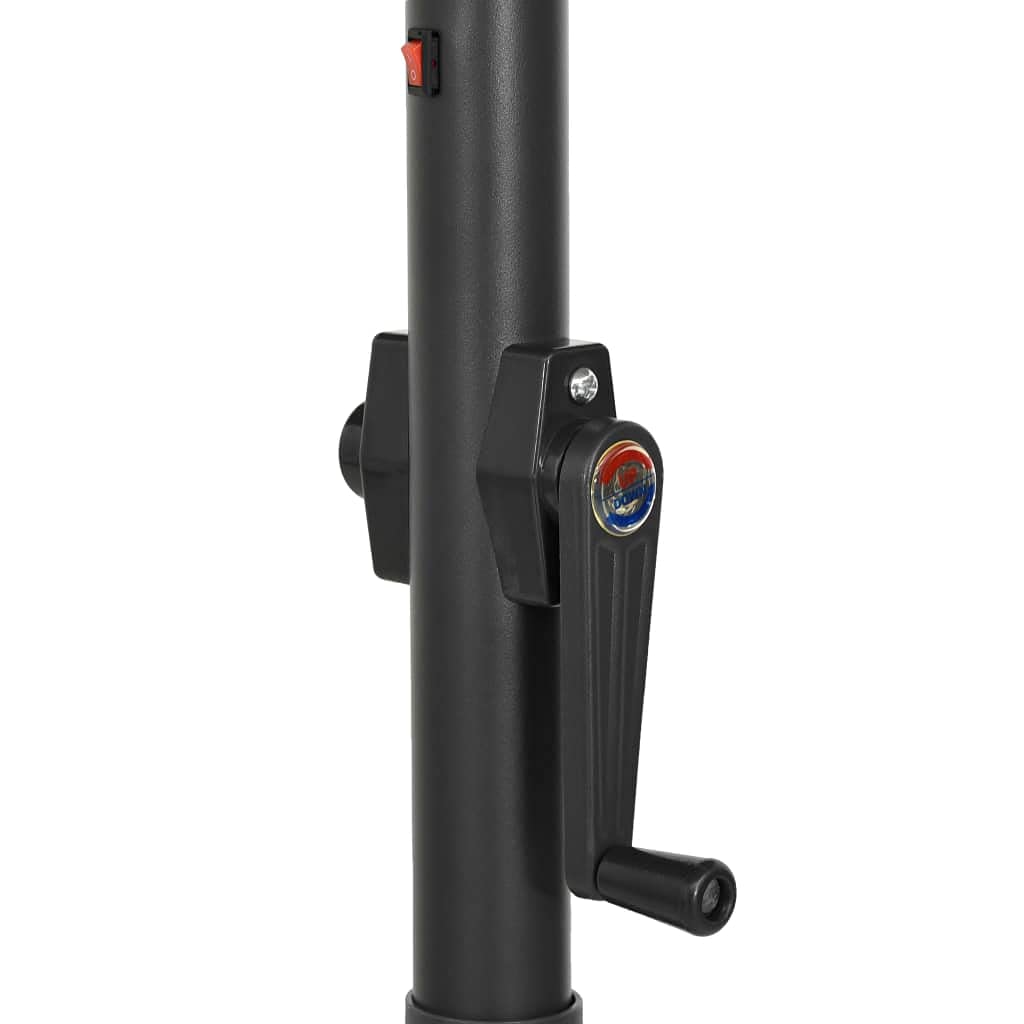12 LED Solar Patio Umbrella with Crank & Tilt - 78.7