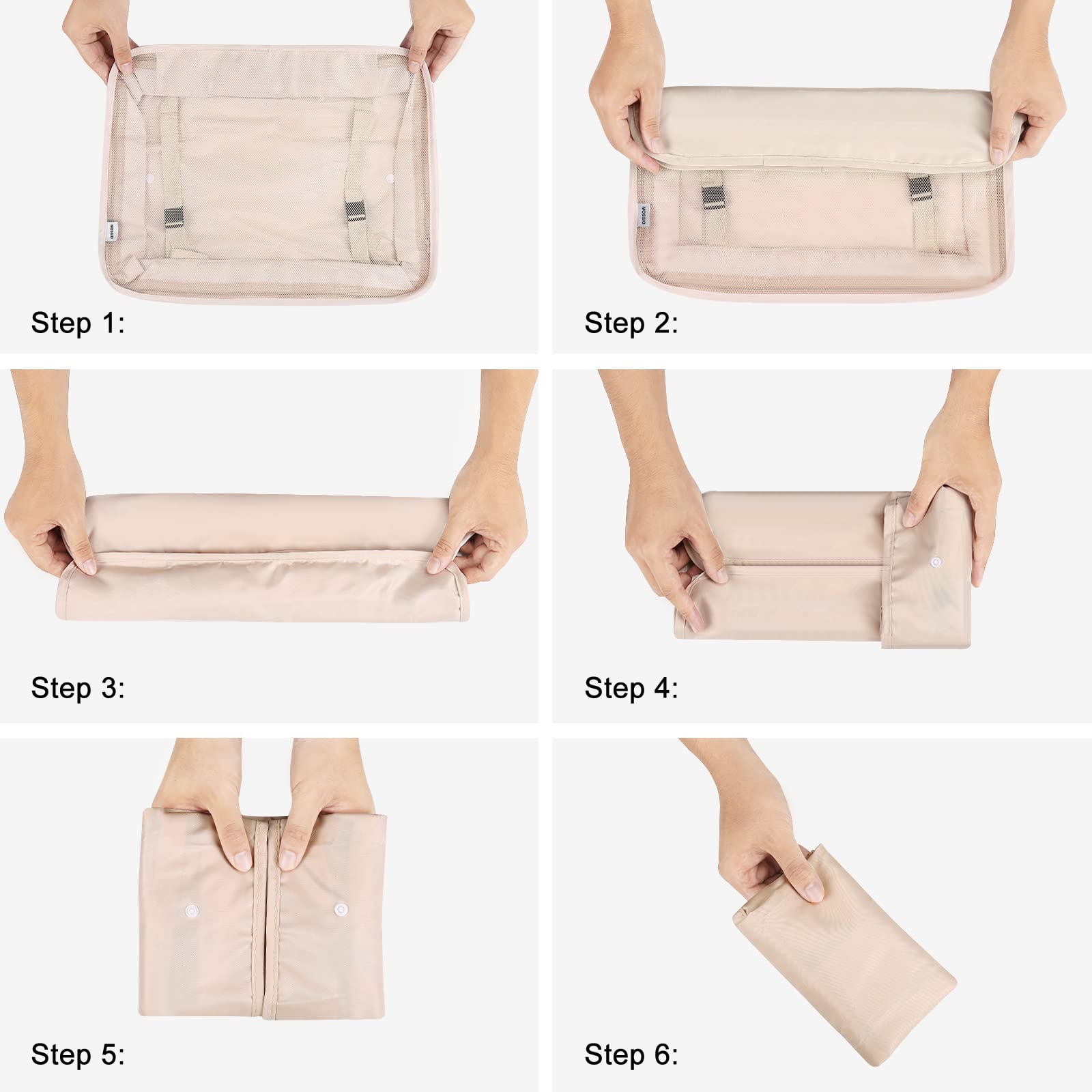 Mossio 8-Piece Packing Cubes Set with Shoe Bag - Travel Luggage Organizer for Suitcase, Clothes Storage Bags | Perfect for Business Trips, Vacations & Weekend Getaways