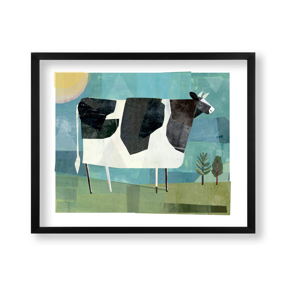 Buttercup Framed Print Wall Art - Blue Floral Home Decor (112063) | Perfect for Living Room, Bedroom & Office Wall Decor