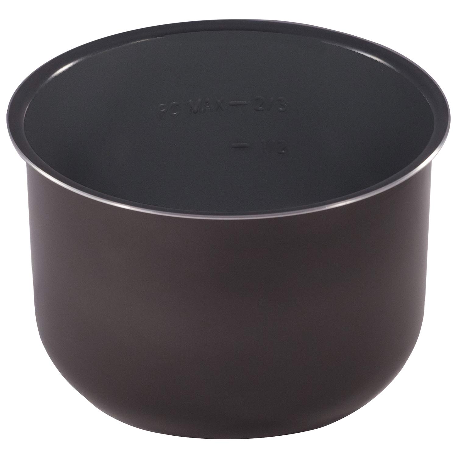 Genuine Instant Pot Ceramic Non-Stick Inner Pot 6 Quart - Replacement Cooking Pot for Pressure Cooker, Perfect for Slow Cooking, Steaming & Meal Prep