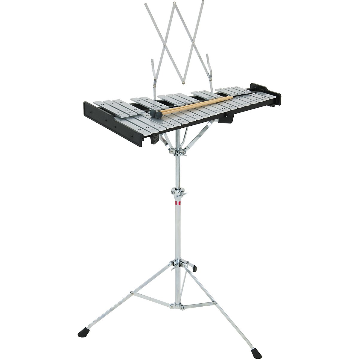 Ludwig M651R Educational Bell Kit with Rolling Bag - Perfect for School Music Classes, Marching Bands & Percussion Practice