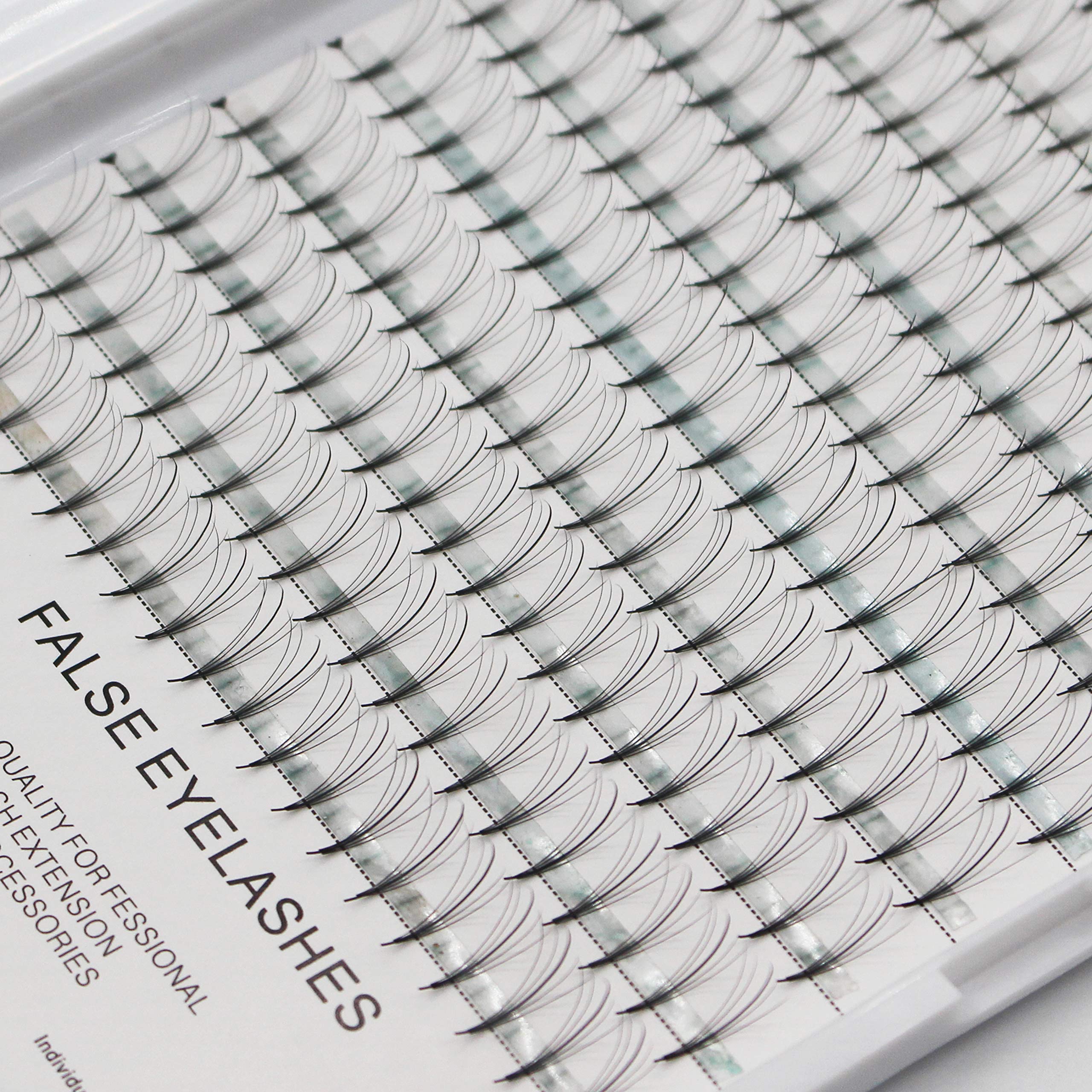 5D Faux Mink Individual Cluster Eyelash Extensions - 10 Lines Pre-Made Volume Fans (8-16mm, 11mm) - Professional Lash Supplies for Salon & Home Use - Perfect for Bridal, Party & Special Occasion Makeup