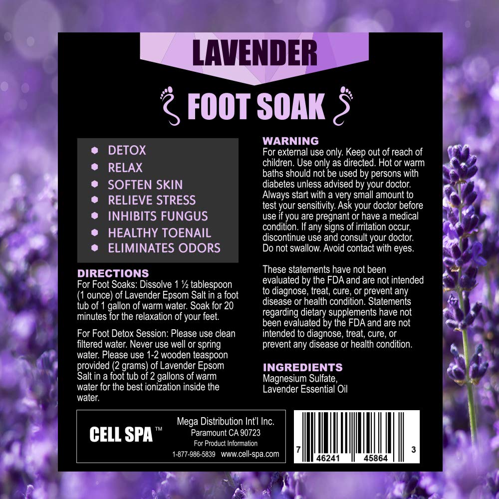 Dual Ionic Detox Foot Spa Machine with MP3 Player & Powerful CS-900 Array - Lavender Scented for Relaxation & Home Wellness