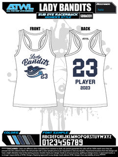 Lady Bandits Women's Racerback Tank Top & Jersey - Breathable Workout Shirts for Yoga, Running & Gym