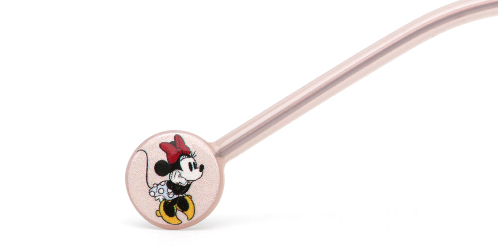 JINS x Disney Minnie Mouse 135 Eyeglasses - Cute Cartoon Optical Frames for Women & Girls | Perfect for Daily Wear, Cosplay & Disney Fans Collection