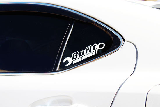 JDM Euro Cool Built Not Bought Drift Racing Turbo Racer Sticker Decals (2-Pack) - High-Quality Vinyl Decals for Cars, Laptops & Water Bottles - Perfect for Car Enthusiasts and Racing Fans