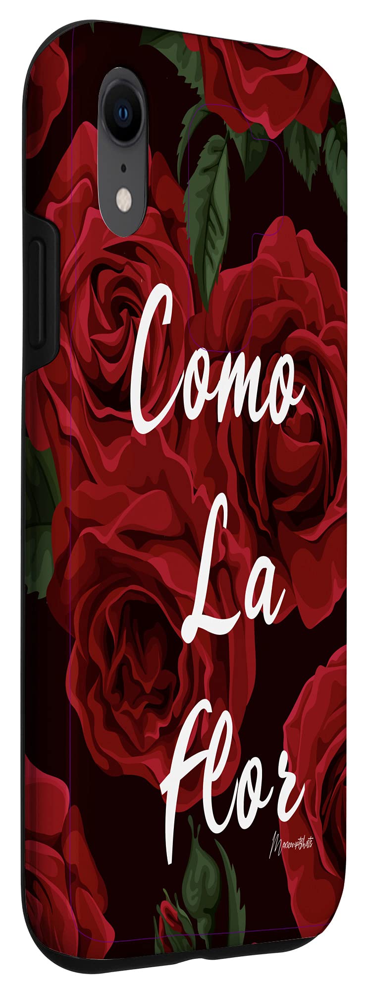 iPhone XR Case with Como La Flor Red Roses Design - Stylish & Protective Phone Cover for Everyday Use, Gifts, and Special Occasions