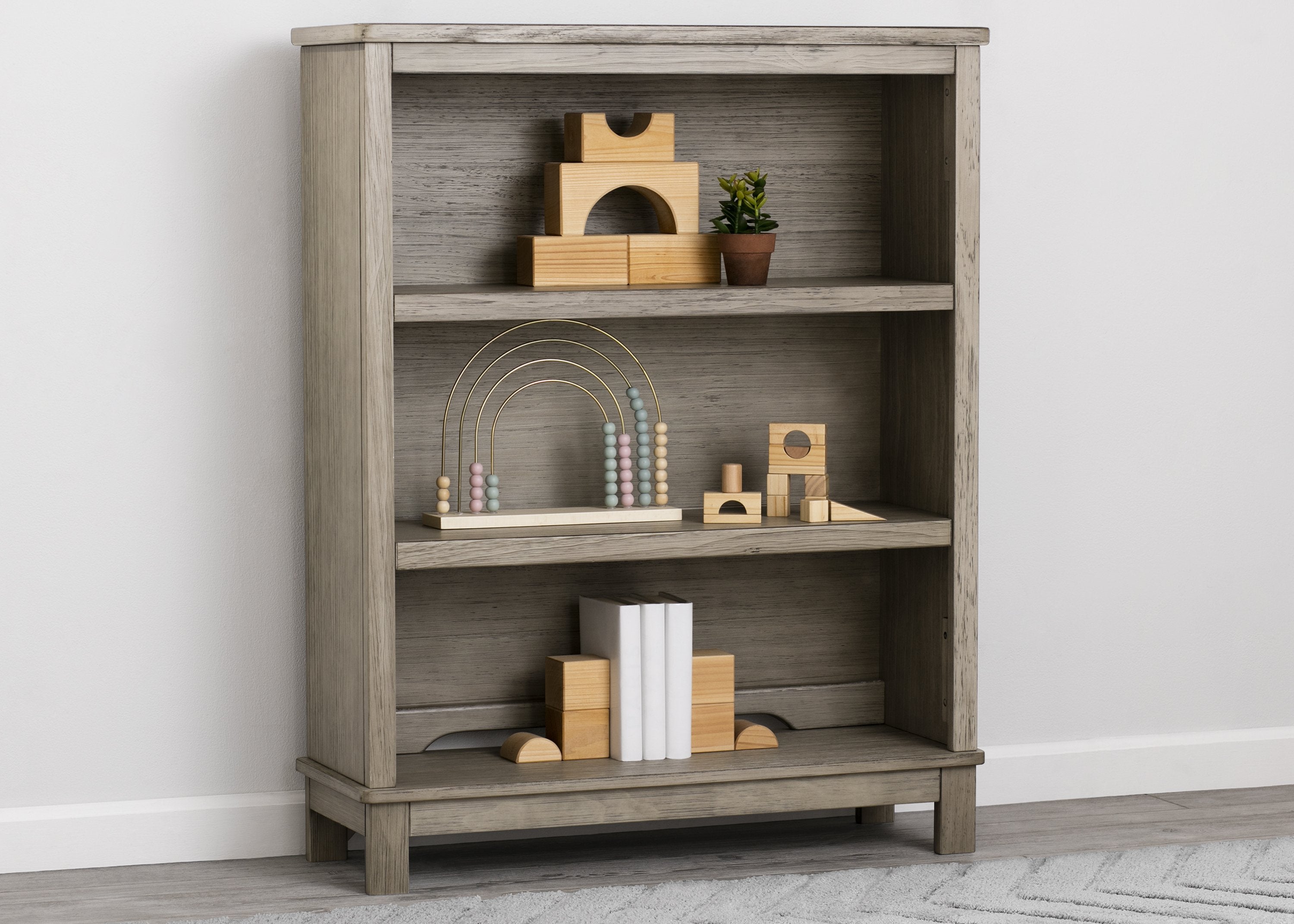 Monterey Bookcase - Modern Wooden Bookshelf for Home & Office Storage - Perfect for Living Room, Bedroom, or Study Organization