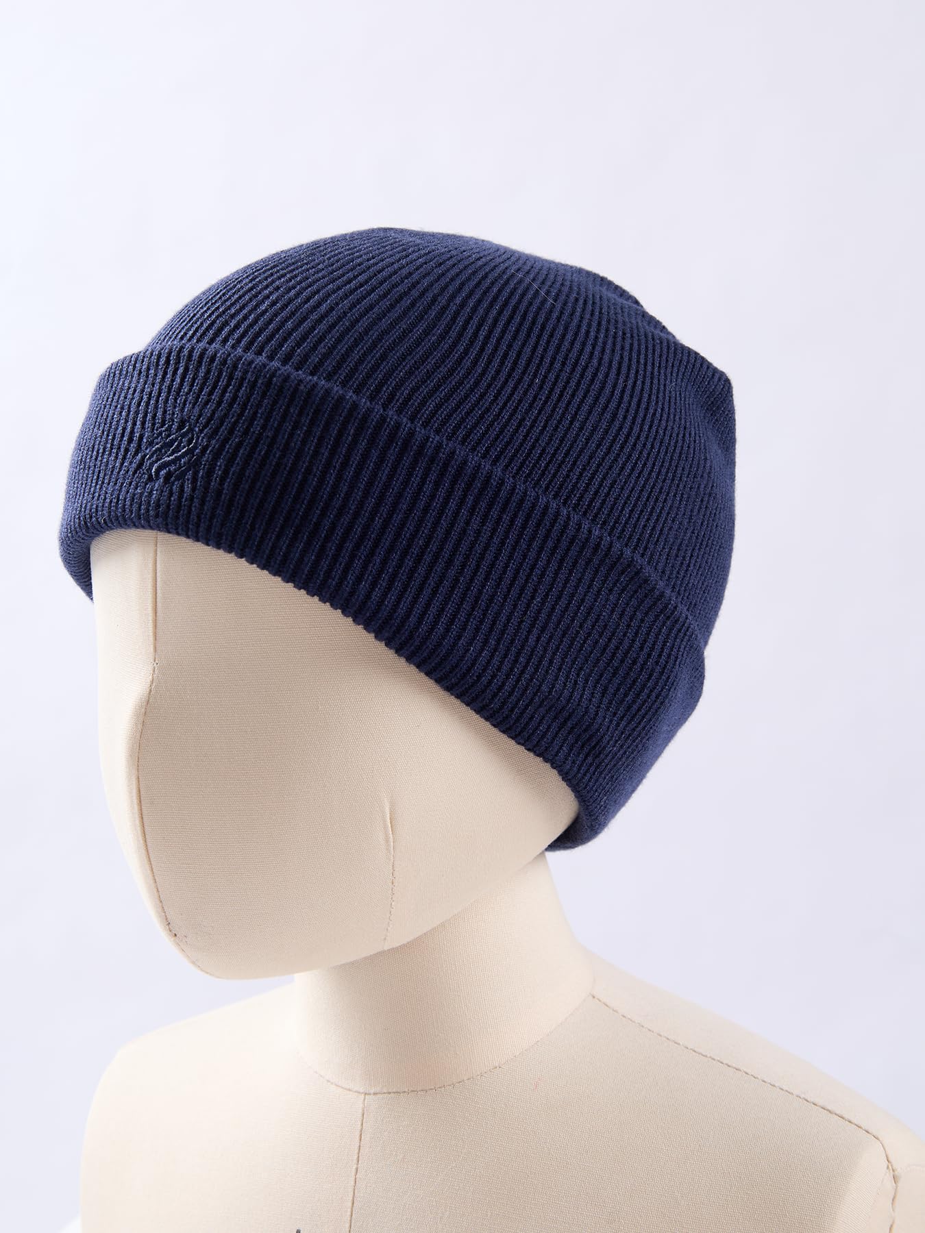 2 Pack Kids Beanie Hats for Boys & Girls - Warm Stretchy Knitted Winter Hats for Toddlers - Soft Cuffed Knit Cap for Cold Weather - Perfect for Snow Play, Outdoor Activities & School Winter Wear