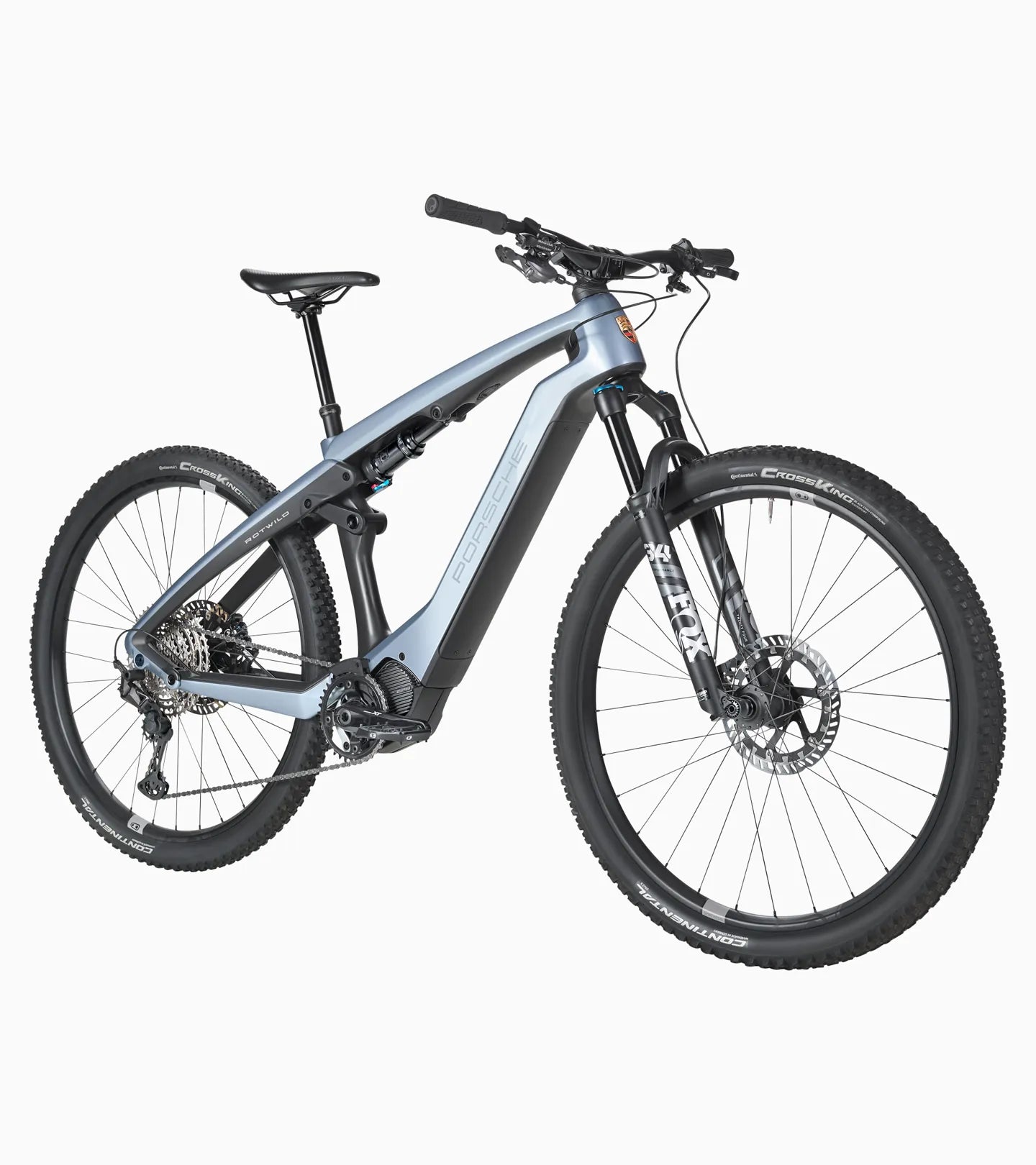 Porsche eBike Cross 3rd Generation - Premium Silver Electric Mountain Bike for Adults | Perfect for Off-Road Trails, Commuting & Urban Adventures