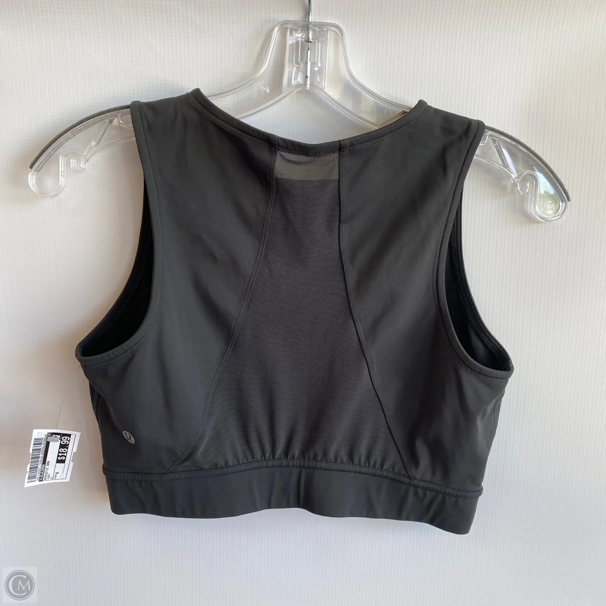 Lululemon Grey Athletic Sports Bra - Size 6 for Women | High Support Workout, Running, Yoga & Gym Essentials