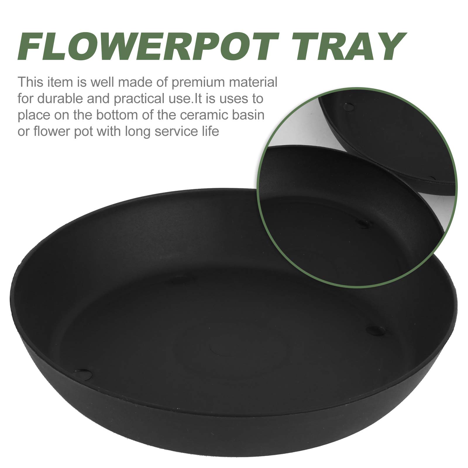 Housoutil 20-Pack Small Plant Pots with Saucers - Succulent & Flower Pot Trays for Indoor/Outdoor Plants, Home Decor, and Gardening Gifts