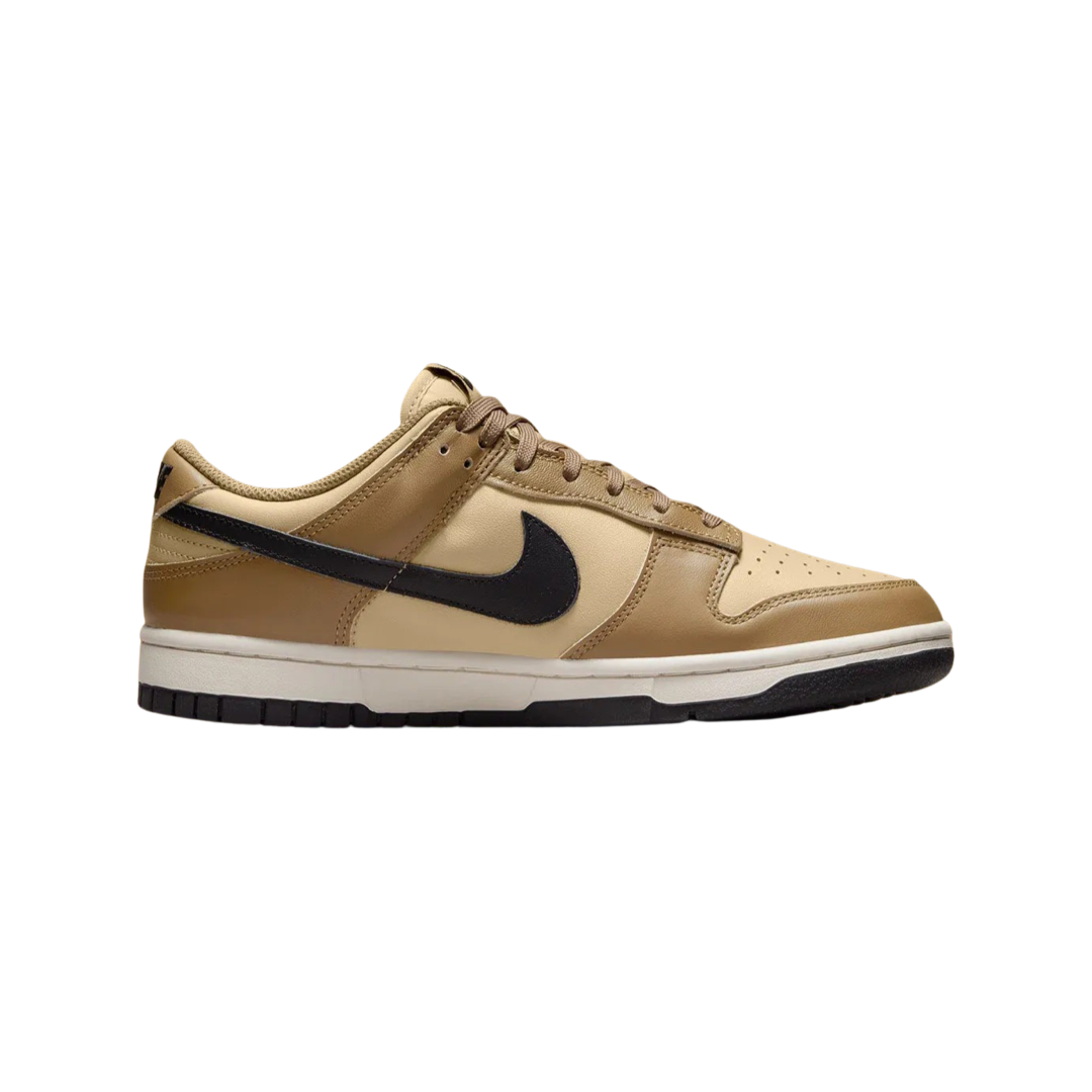 Nike Women's Dunk Low Sneakers - Dark Driftwood/Black/Sail Colorway | Casual Streetwear Shoes for Women | Perfect for Everyday Wear, Gym & Urban Fashion