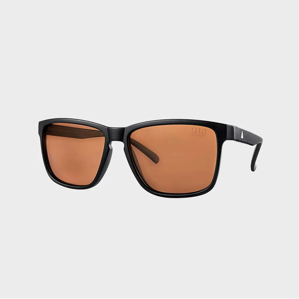 Wave Lens Sharks Sunglasses - Matte Brown Frame & Polarized Lenses for Men - Perfect for Beach, Driving, and Outdoor Sports