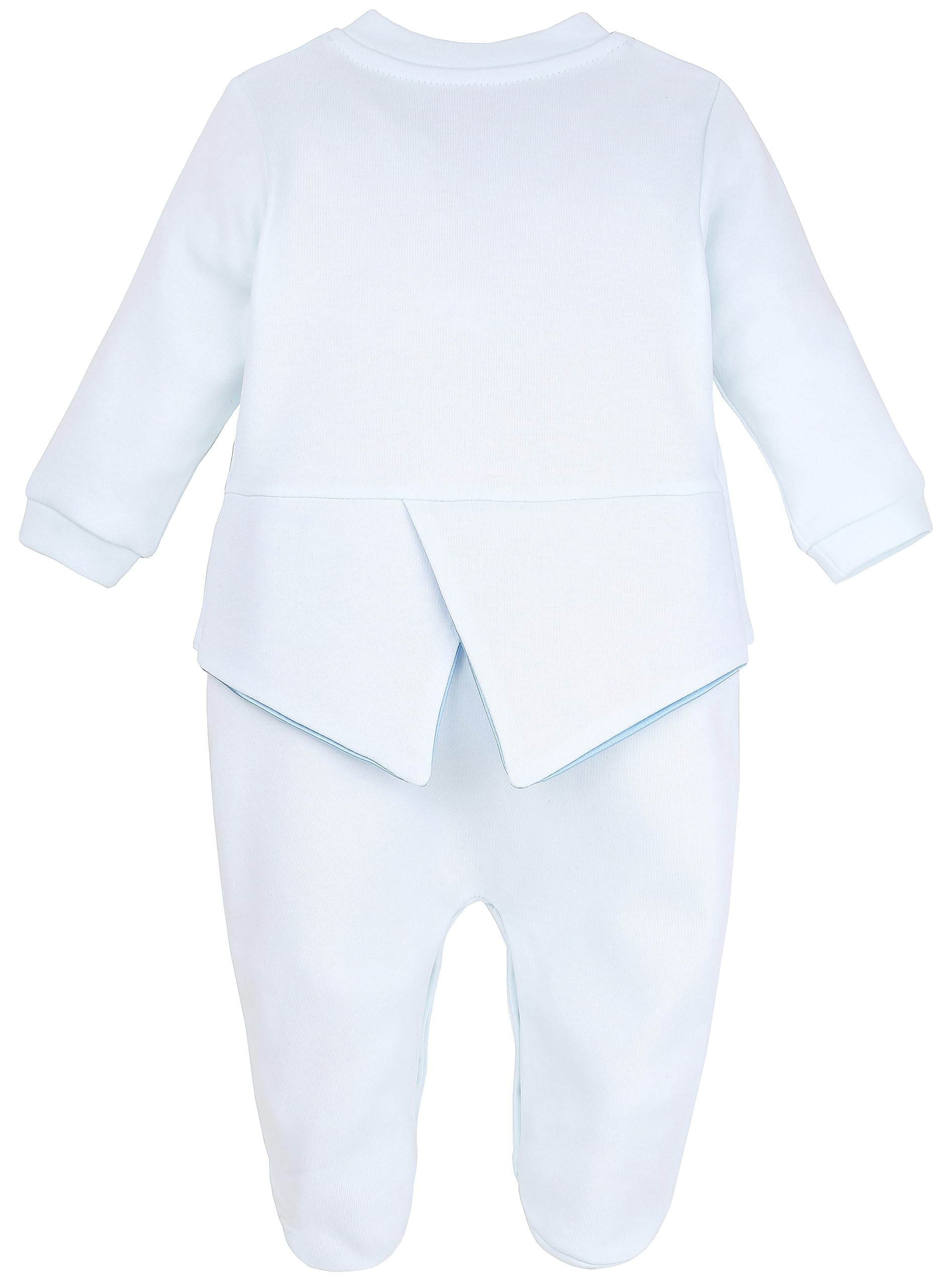 Lilax Baby Boy Gentleman Tuxedo Footie Pajamas - Christmas Holiday Outfit with Bow Tie - Cute Newborn Photo Shoot & Family Gathering Outfit