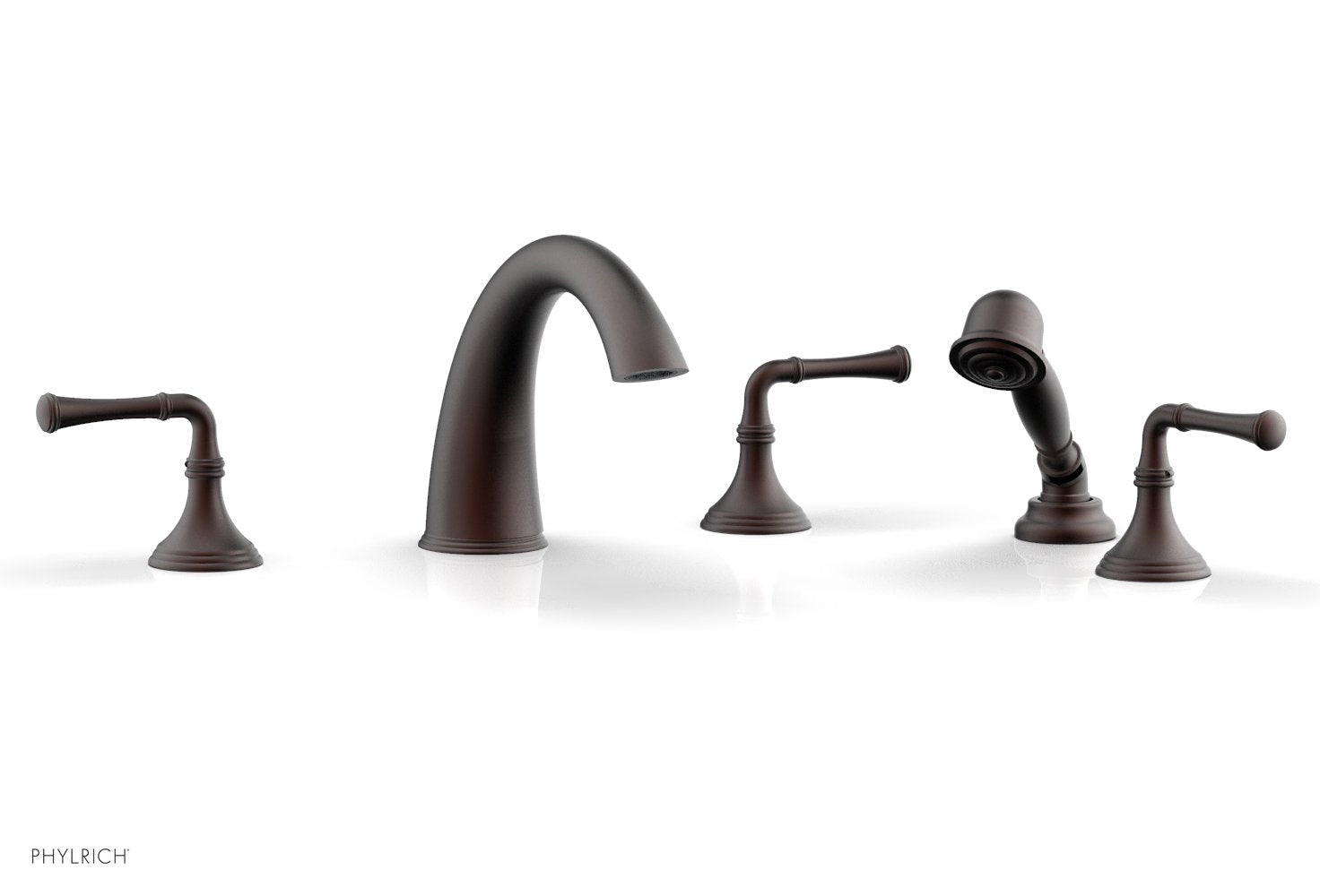 3-Ring Deck Tub Set with Hand Shower D2205E1 - Premium Bathroom Faucet for Modern Homes, Perfect for Bathroom Renovation & Spa Relaxation