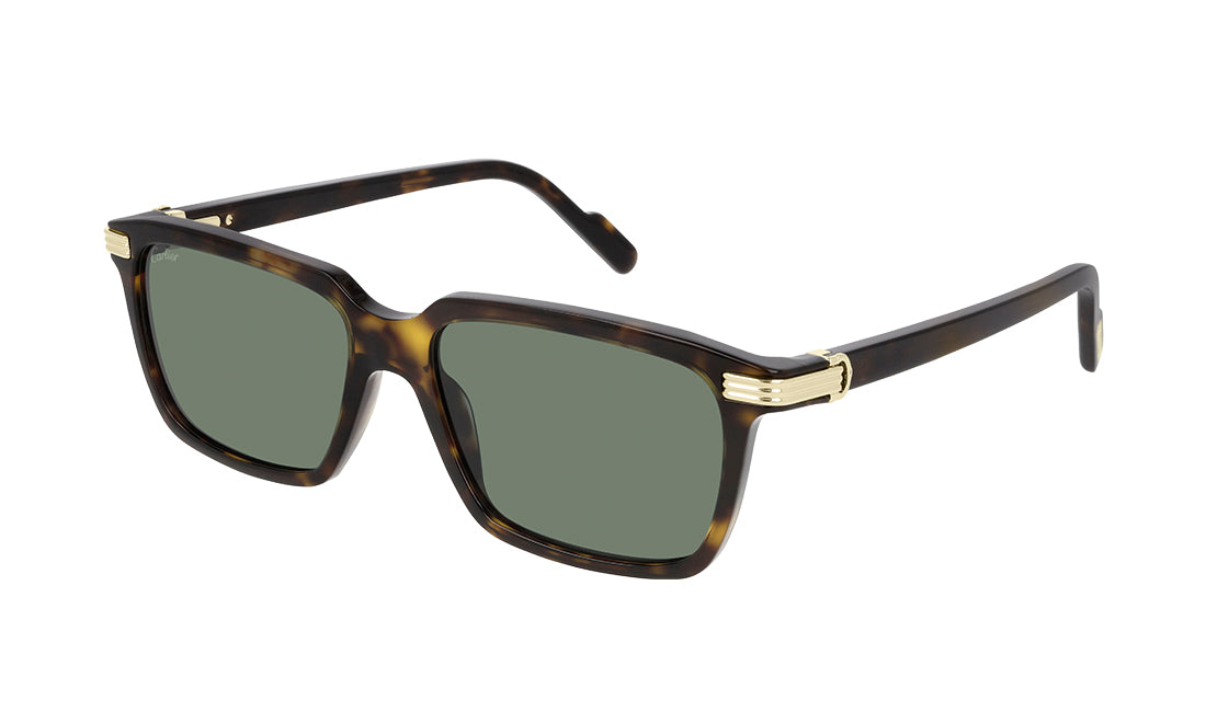 Cartier 0220S Polarized Sunglasses - Luxury Aviator Style for Men & Women - UV Protection & Anti-Glare - Perfect for Driving, Travel & Outdoor Activities