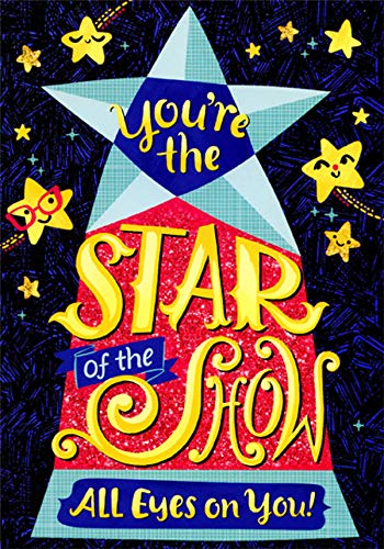 Designer Greetings Star of The Show Dance Recital Congratulations Card - Perfect for Ballet, Jazz & Tap Performances - Celebrate Your Dancer's Achievement