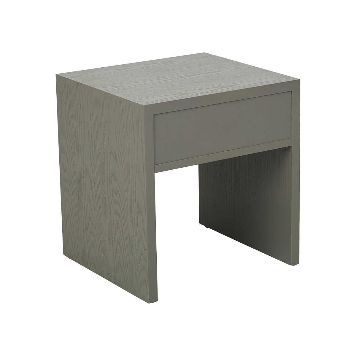 Modern Wooden Nightstand with USB Ports & Drawer - Stylish Bedside Table for Small Spaces, Bedroom, Living Room, or Dorm Room