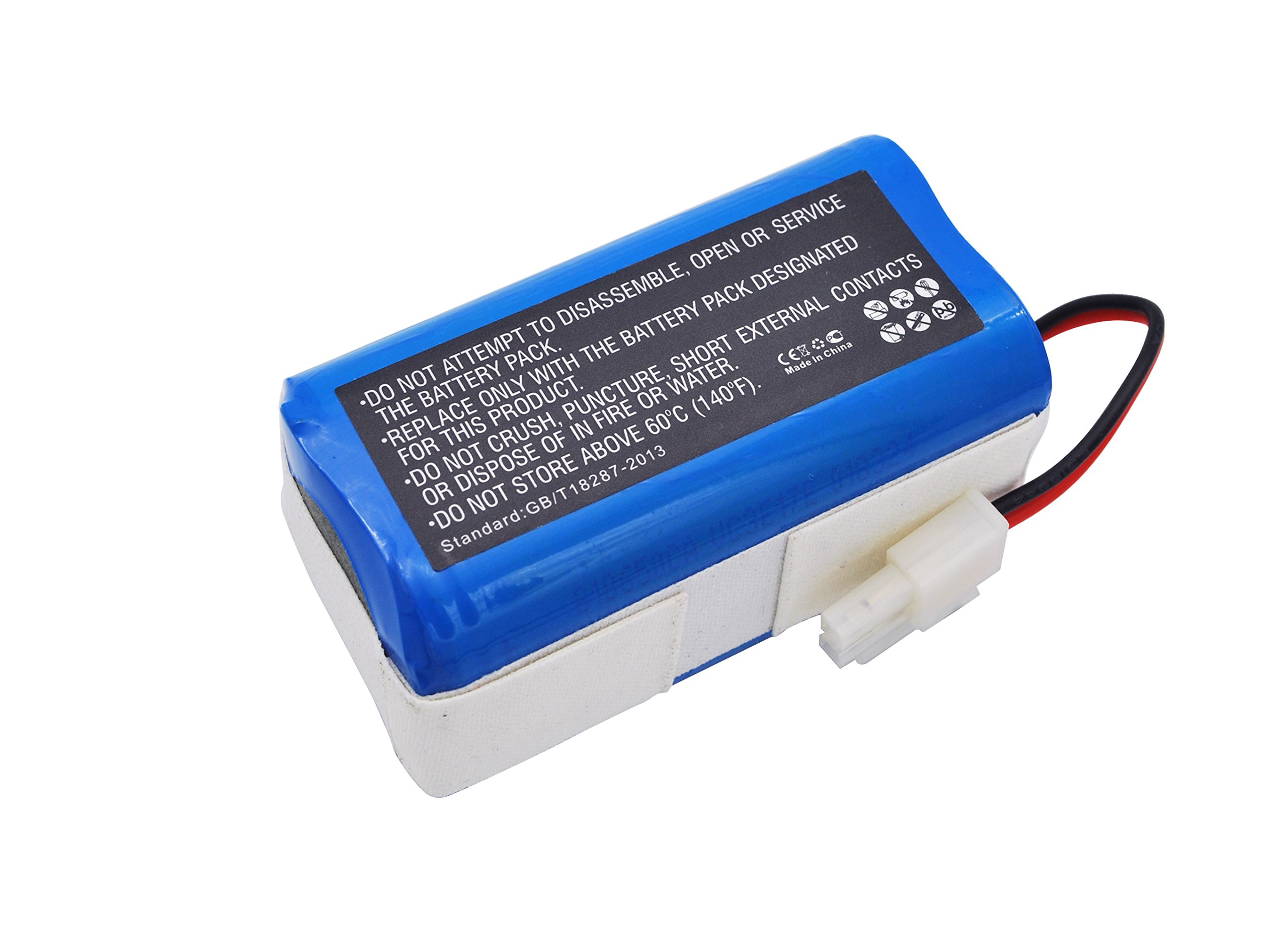 Synergy Digital Vacuum Cleaner Battery for ILIFE V7s Pro - 14.8V 2600mAh Li-ion Replacement Battery (Compatible with Ecovacs 4ICR19/65) - High Capacity Power for Deep Cleaning & Pet Hair Removal
