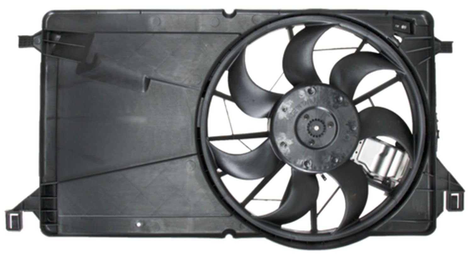 Four Seasons 76010 Radiator Fan Motor Assembly - Replacement for Car Cooling System, Perfect for Overheating Prevention & Engine Temperature Control