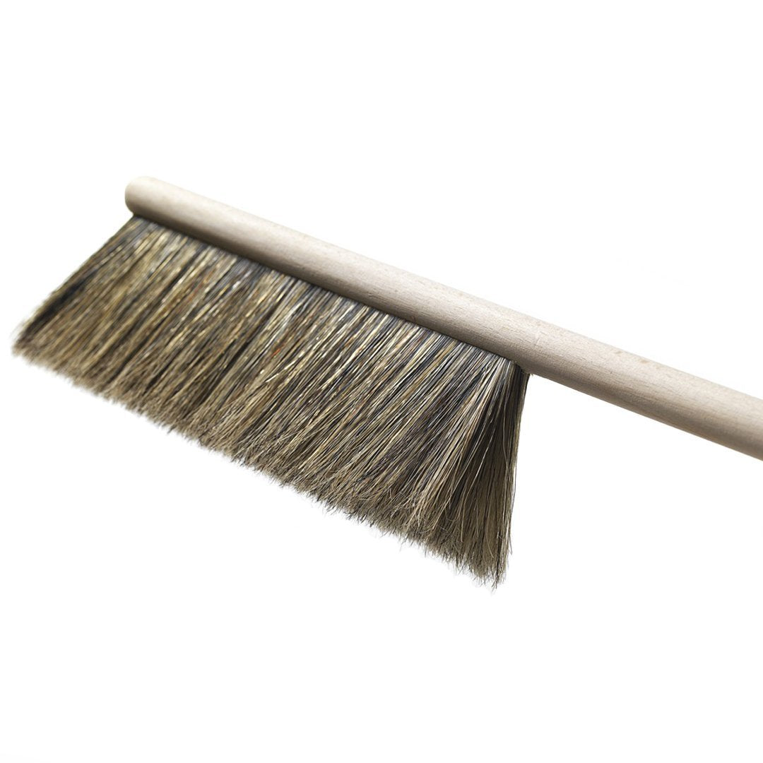 6-Pack Heavy Duty Dustpan and Broom Set for Home Cleaning - Non-Slip Handle, Sturdy Plastic Broom with Dustpan for Kitchen, Garage, Office, and Outdoor Use