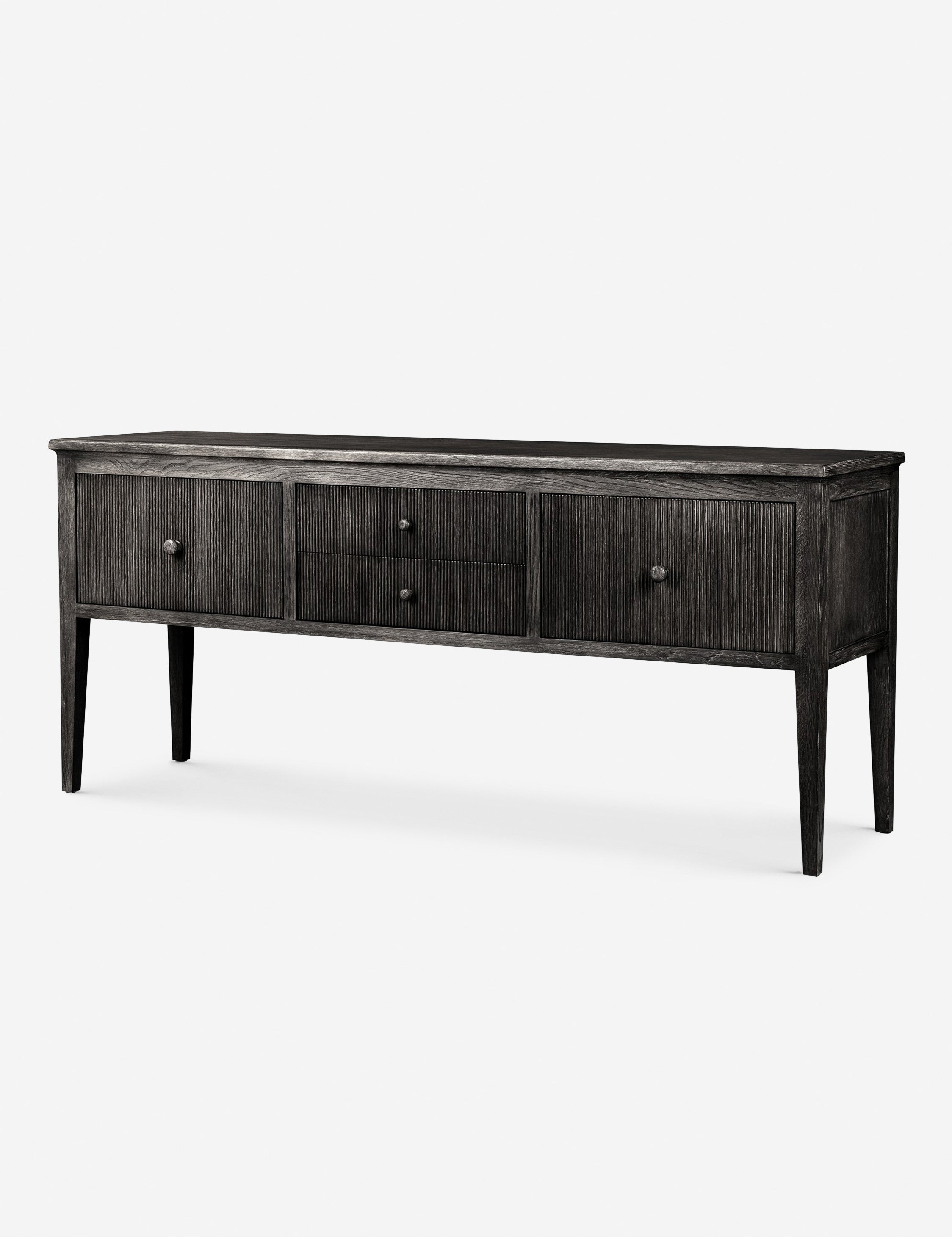 Amber Lewis x Four Hands Bush Sideboard - Modern Rustic Buffet Cabinet for Dining Room, Living Room & Entryway Storage