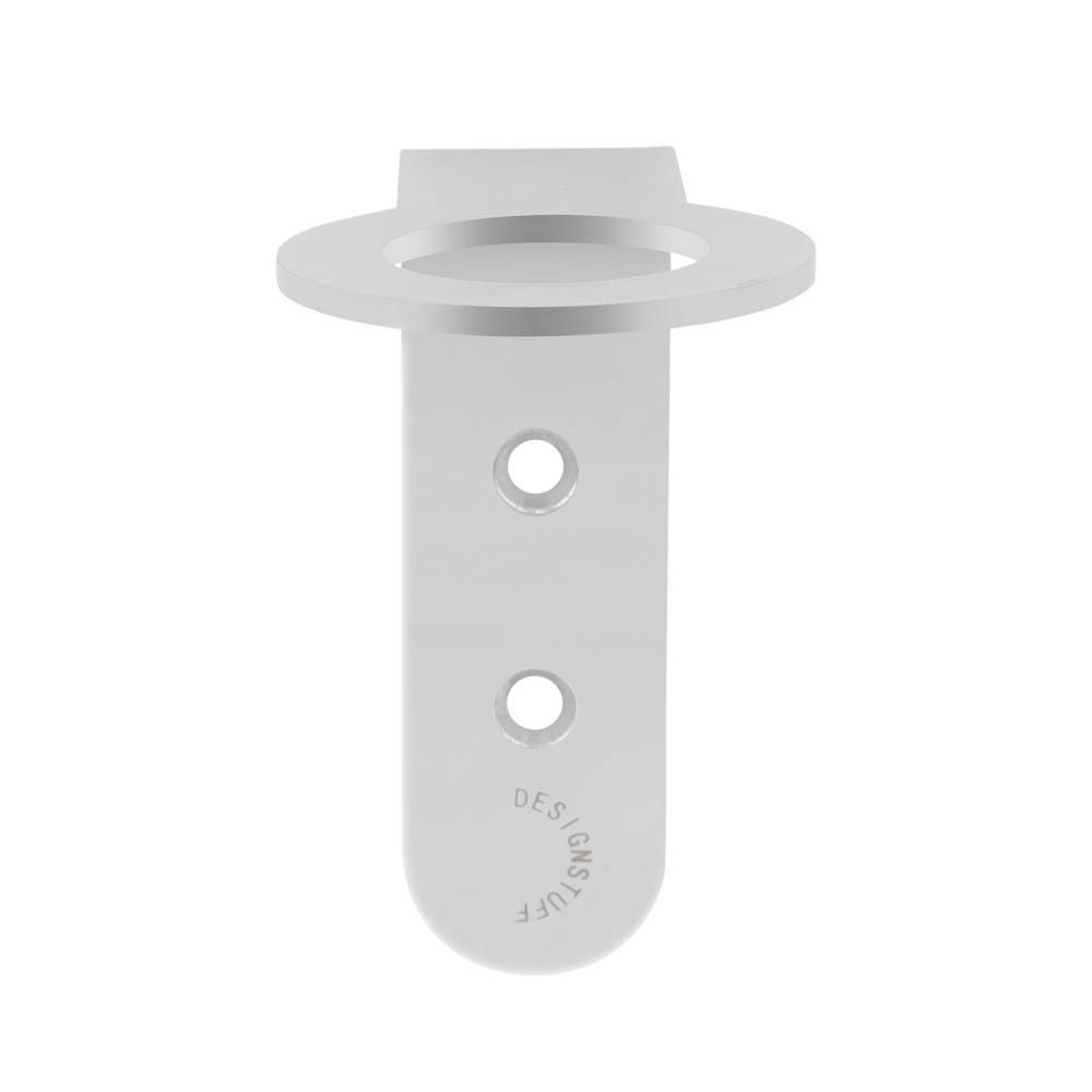 Floating Soap Dispenser Holder - Chrome Bathroom Organizer for Sink Countertop | Modern Soap Pump Stand for Kitchen & Bathroom Decor