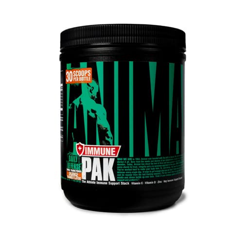 Animal Immune Pak Orange Mango Supplement - 327g Immune Support for Dogs & Cats - Boosts Pet Health & Vitality - Ideal for Recovery, Seasonal Changes & Daily Wellness