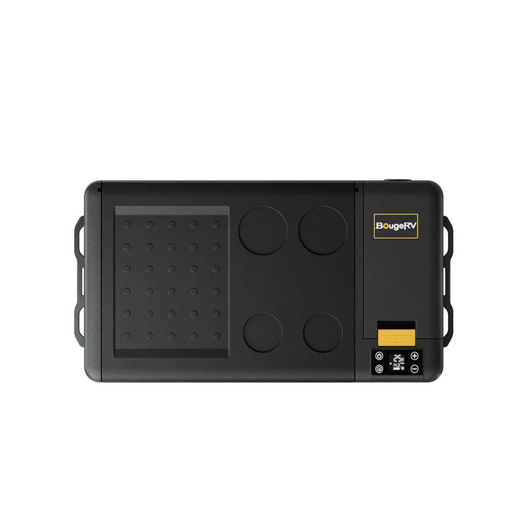BougeRV CRPRO30 VIP Upgraded 30 Quart Portable Refrigerator - 12V/24V Car Freezer for Camping, Road Trips & Outdoor Adventures | Compact Fridge for Food, Drinks & Medicine Storage