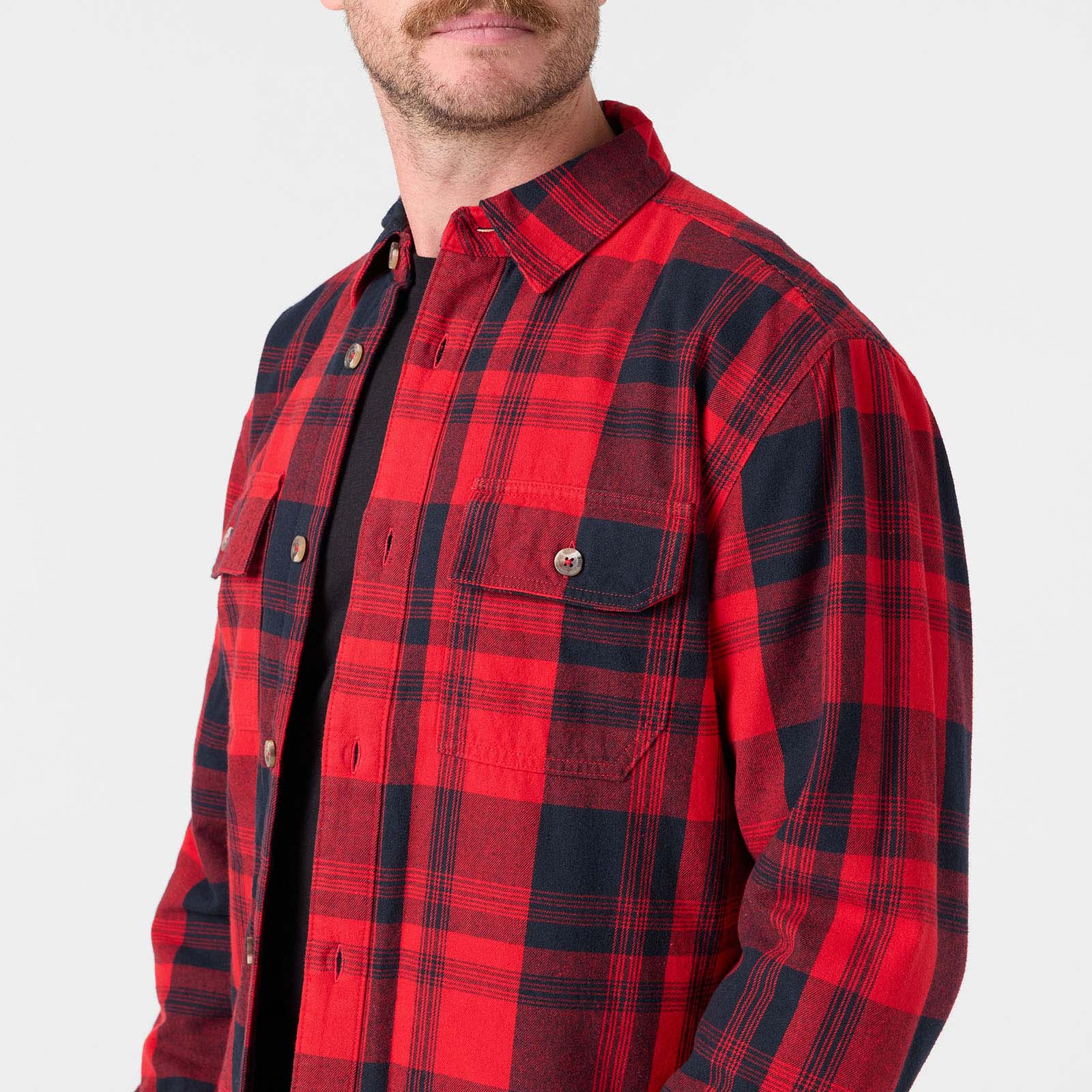 Men's Anderson Shirt Jacket - Lightweight Casual Button-Up Shirt Jacket for Men | Perfect for Outdoor Adventures, Layering & Everyday Wear
