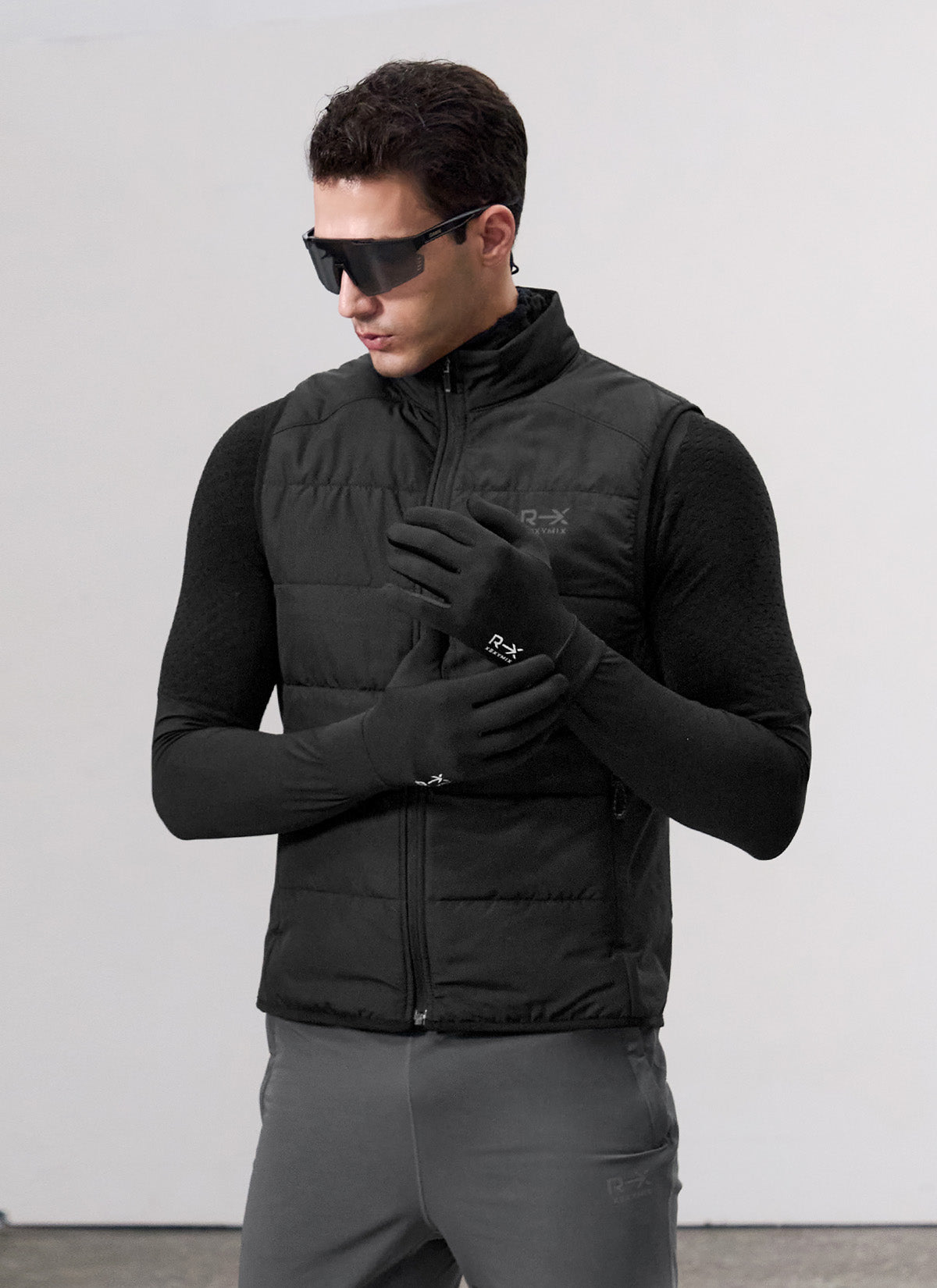 Men's Lightweight Padded Vest for Outdoor Activities - RX Comfortable & Stylish Jacket for Hiking, Running, and Casual Wear