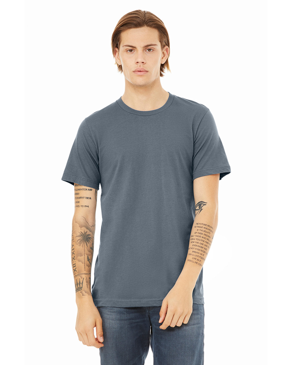 Bella + Canvas 3001C Unisex Jersey Short Sleeve T-Shirt - Soft Cotton Crew Neck Tee for Men & Women - Perfect for Casual Wear, Screen Printing, and Everyday Outfits