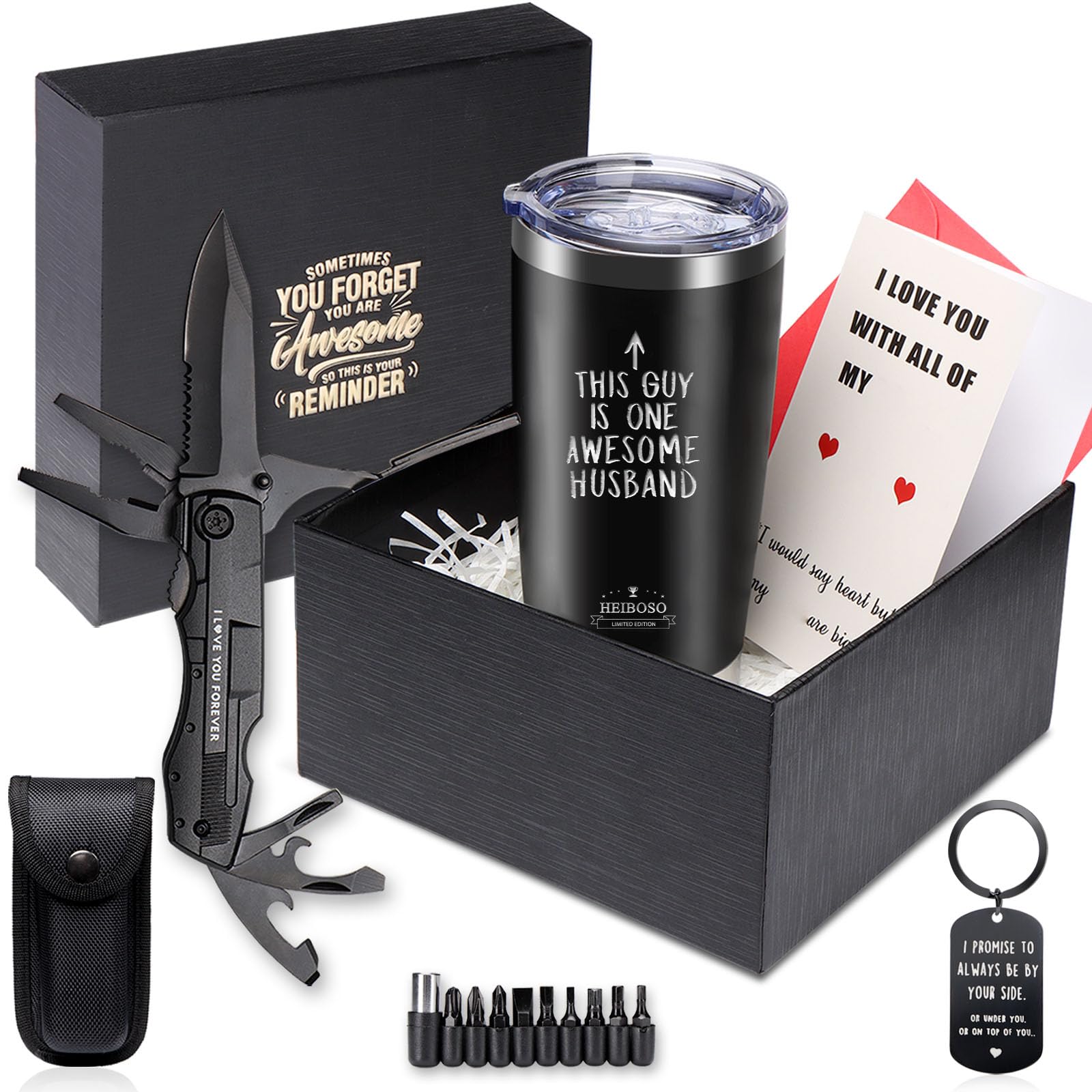Best Valentine's Day, Wedding & Anniversary Gifts for Husband - Unique Birthday Presents for Him - Thoughtful Mens Gift Box for Special Occasions | Perfect for Romantic Surprises, Anniversaries & Celebrations