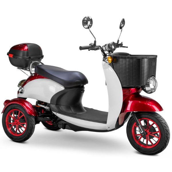 Premium Supreme 3-Wheel Mobility Scooter for Adults - Lightweight Electric Scooter with Long Battery Life - Ideal for Shopping, Travel & Outdoor Activities