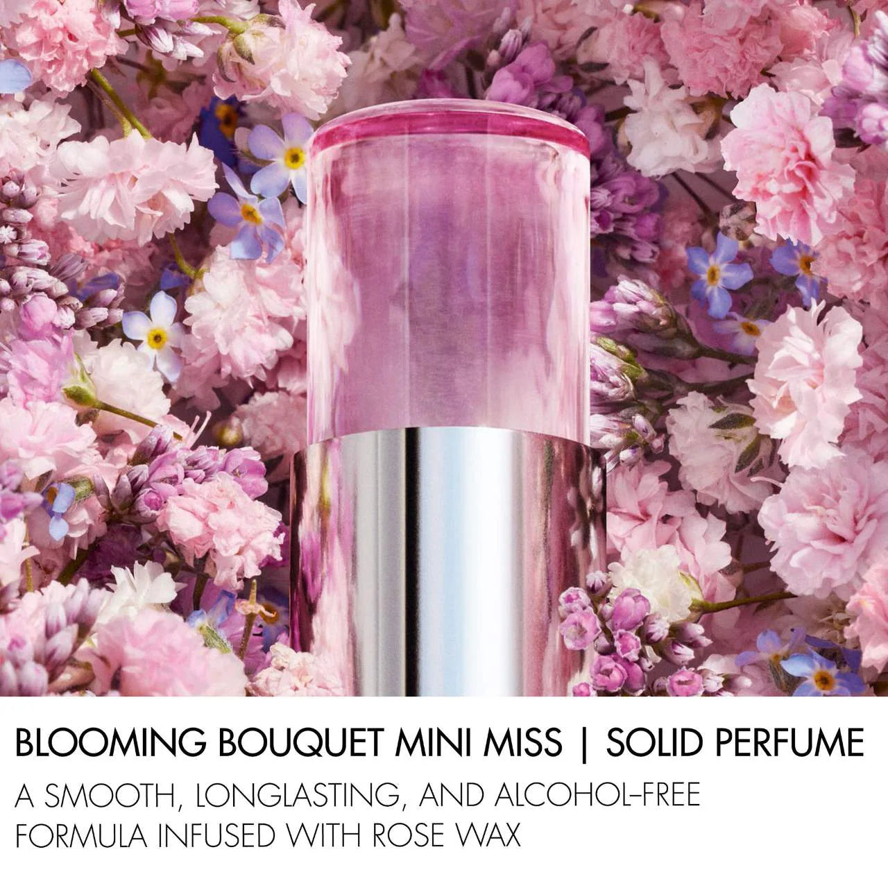 DIOR Miss Dior Mini Miss Blooming Bouquet Solid Perfume - Travel Size Luxury Floral Scent for Women | Perfect for Everyday Wear, Date Nights & Special Occasions