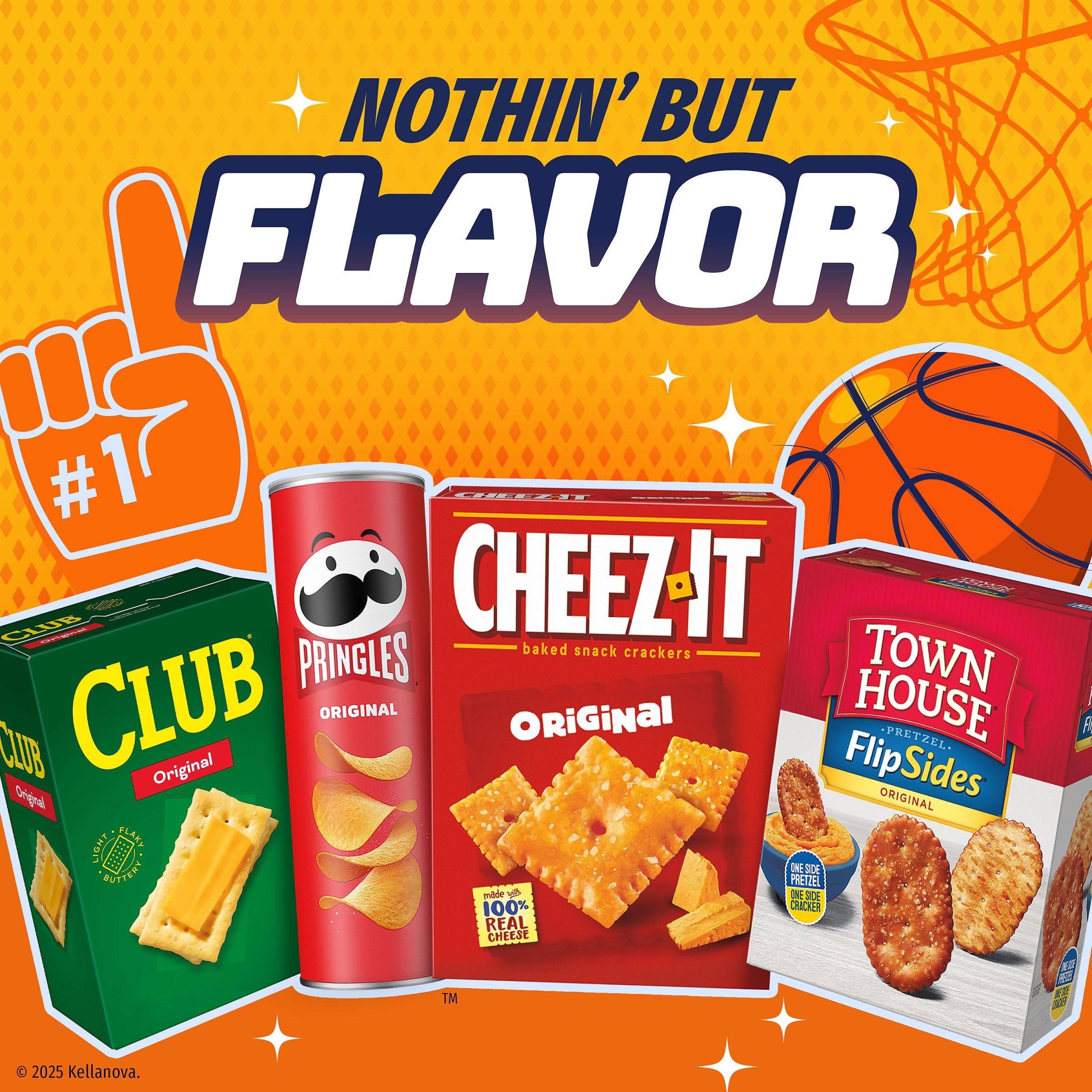 Cheez-It Original Baked Cheese Crackers - 25oz Party Size Box | Perfect for Lunch Snacks, Office Treats & Game Day Parties