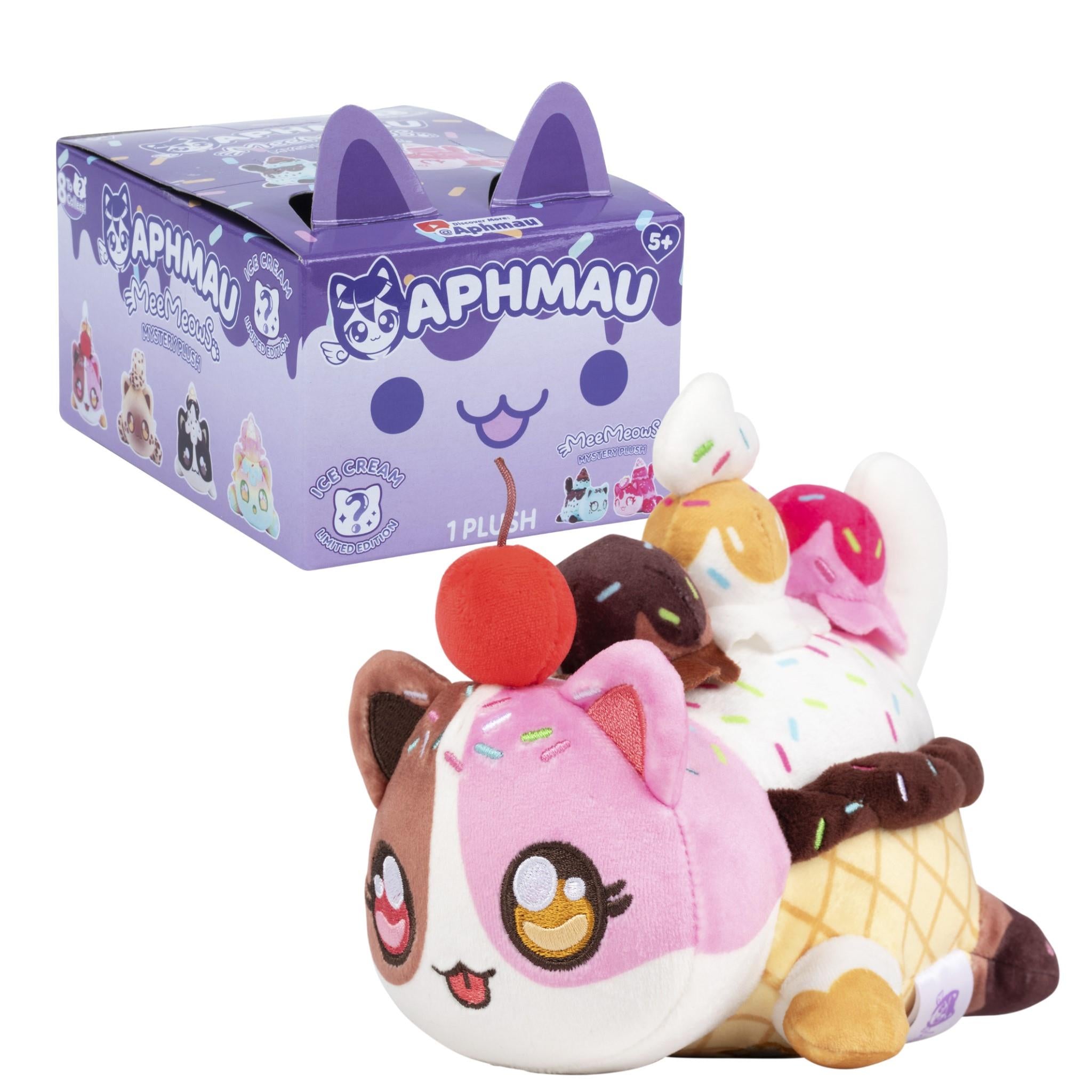 Aphmau MeeMeows Series 6 Mystery Ice Cream Blind Box Collectible Toy - Fun Surprise for Kids & Collectors - Perfect for Birthday Gifts & Party Favors