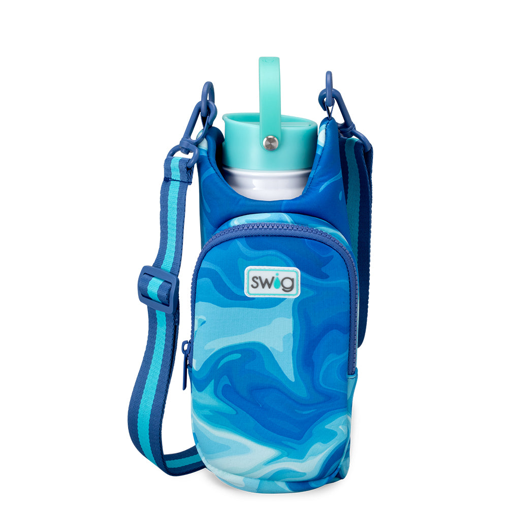 Blue Lagoon Insulated Water Bottle Sling - Leakproof & Lightweight for Hiking, Gym & Outdoor Activities