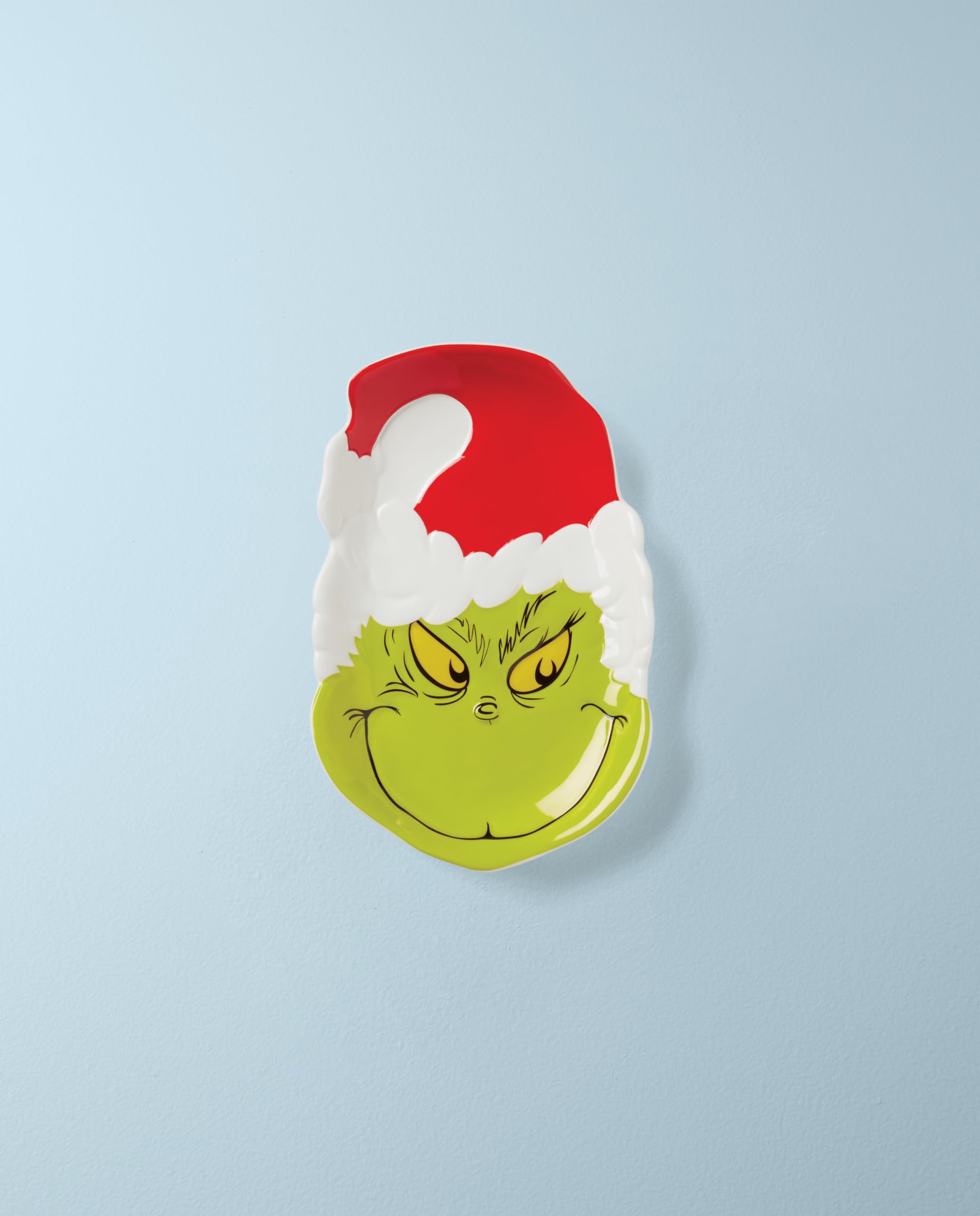 Lenox 894168 Merry Grinchmas Candy Dish - Festive Christmas Holiday Serving Bowl for Candy, Treats & Decor | Perfect for Holiday Parties, Gift Exchanges & Festive Table Settings