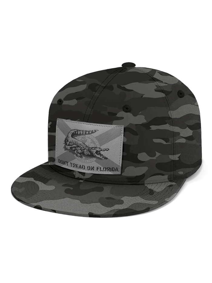 FloGrown FGH 188 Don't Tread on Florida Camo Baseball Cap - Adjustable Military Style Hat for Outdoor Activities, Hunting, and Patriotic Fashion