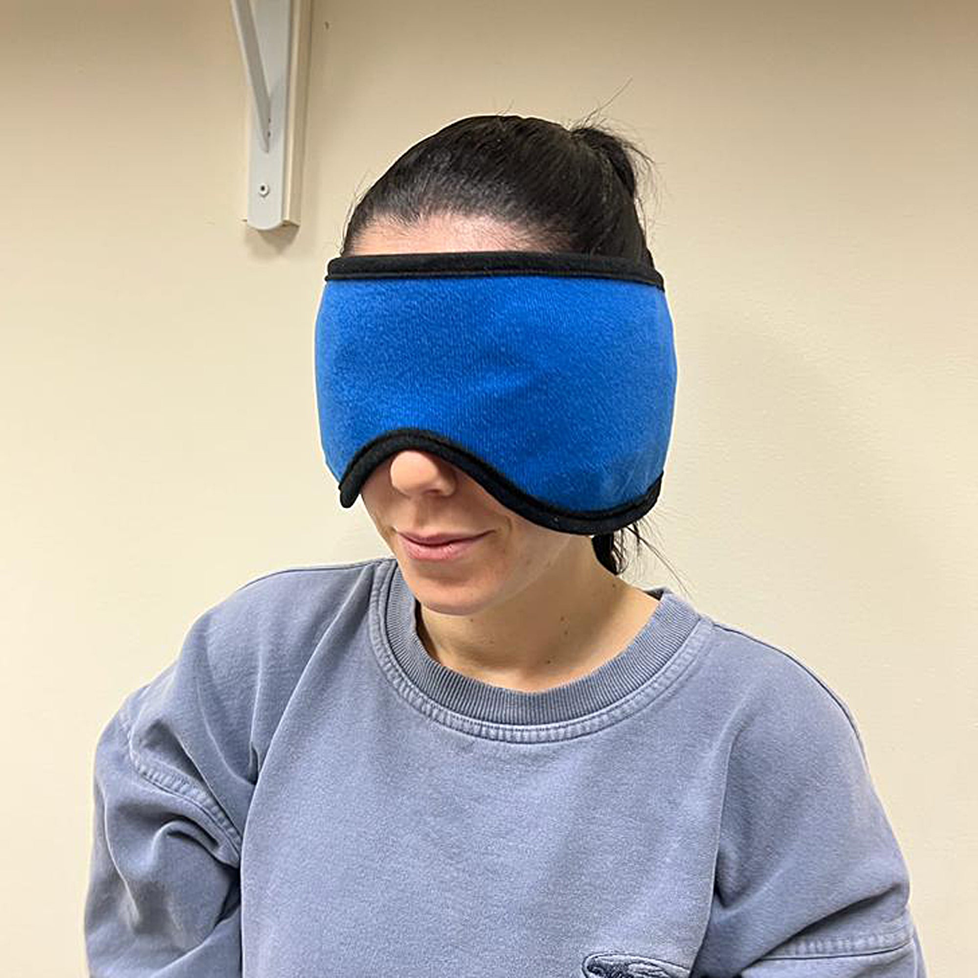 CryoPro Cooling Headache Relief Mask - Migraine & Tension Relief Gel Eye Mask for Stress & Sleep - Perfect for Travel, Work & Home Use
