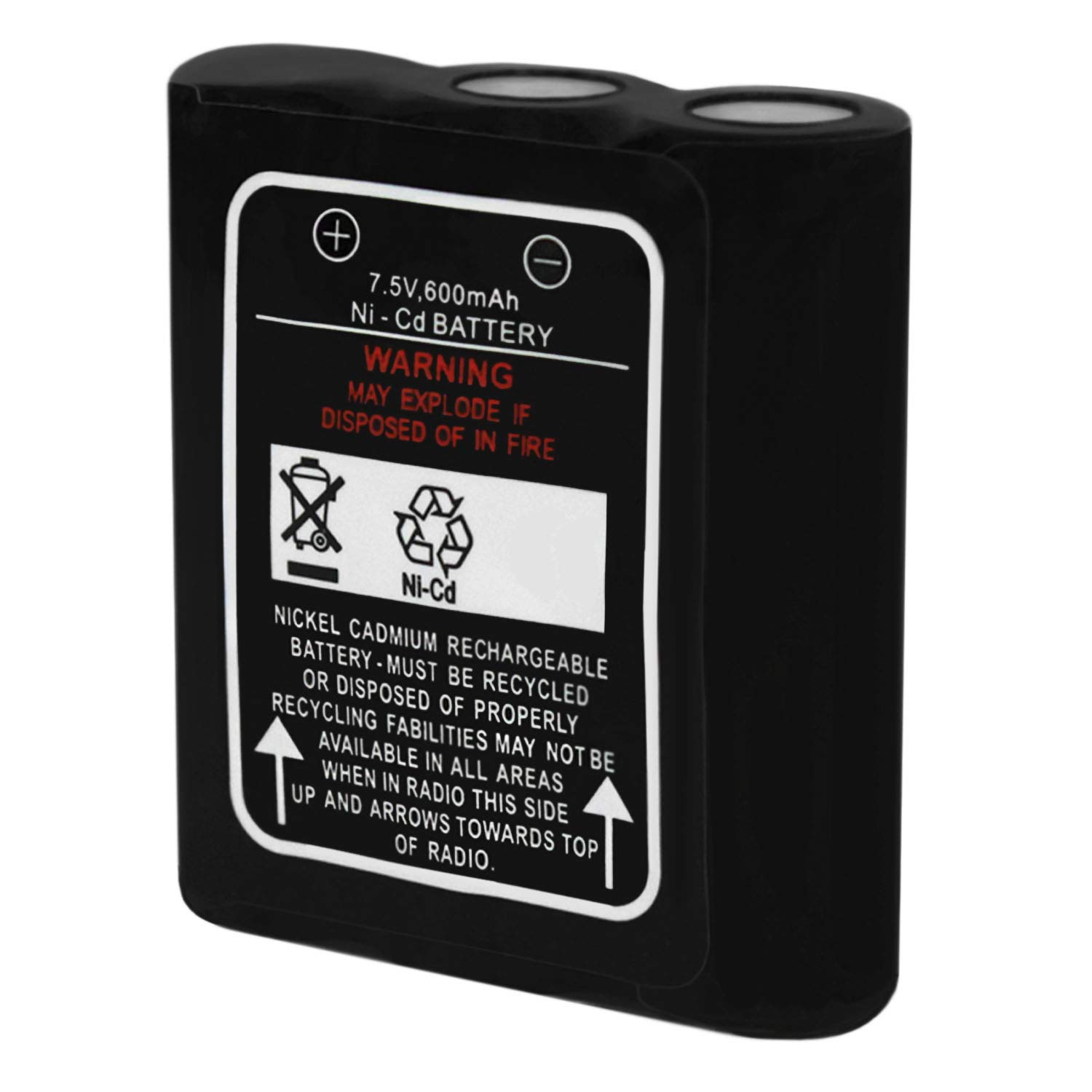 Mighty Max Battery ML-HNN9044 Replacement Battery for Motorola Radius SP21 2-Way Radio - 2 Pack - Perfect for Emergency Communication, Security, and Outdoor Activities