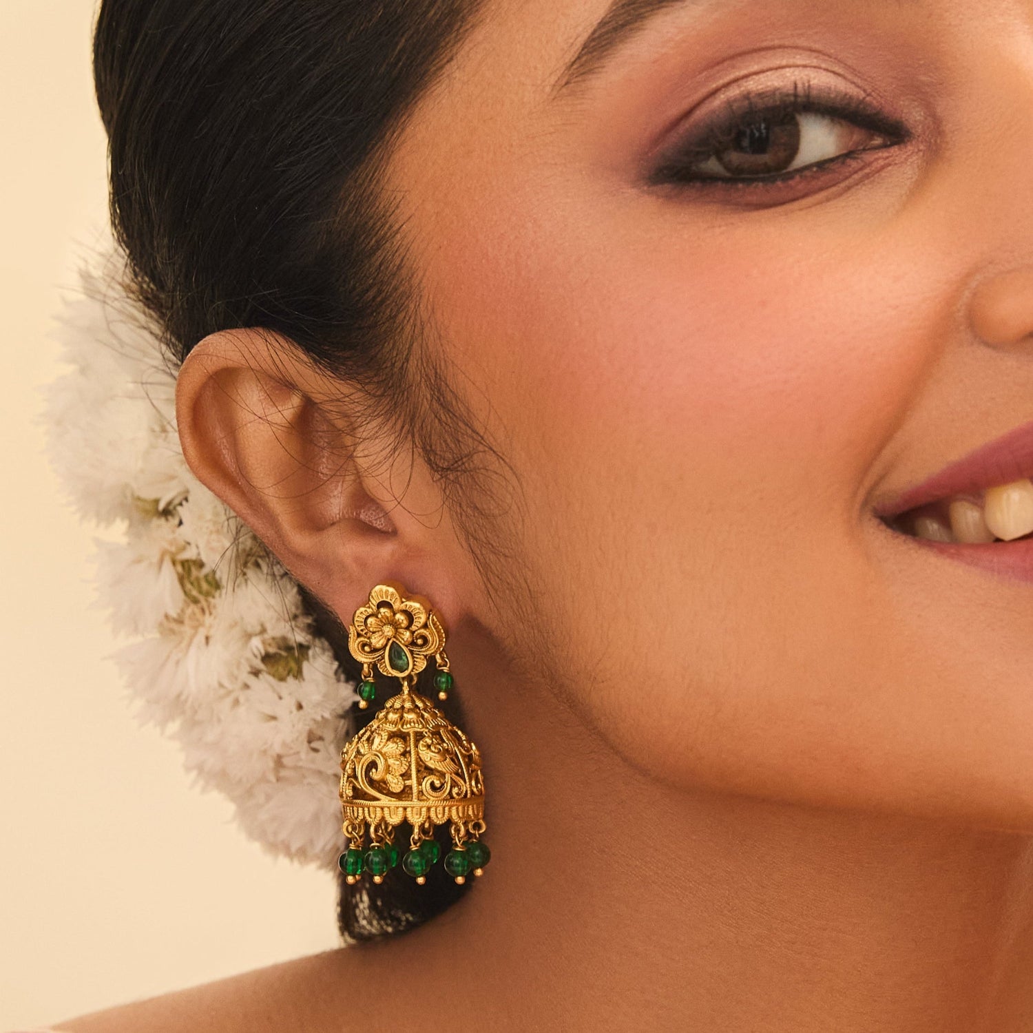 Harini Antique Earrings - Vintage Style Jewelry for Women | Perfect for Weddings, Parties & Special Occasions