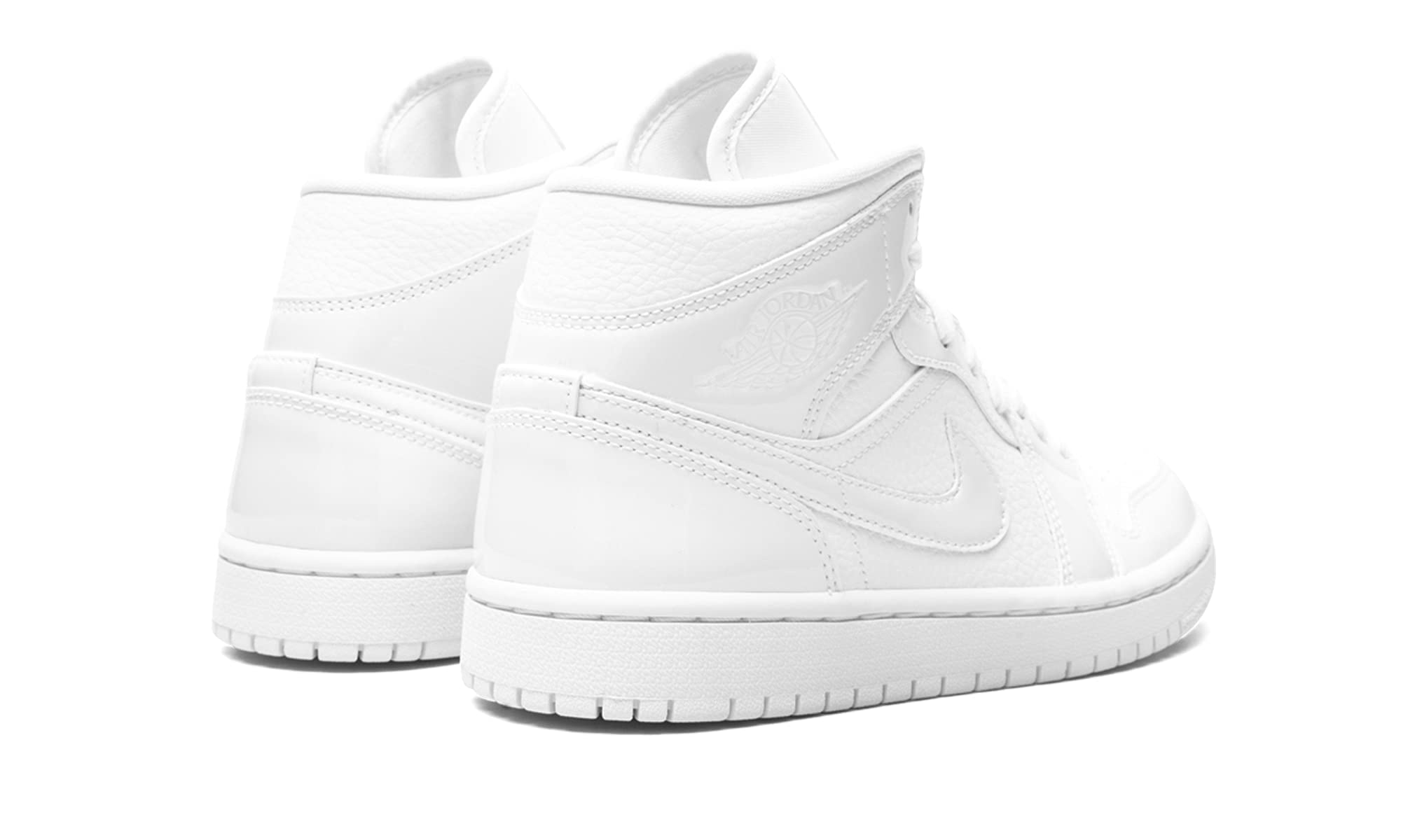 Women's Jordan WMNS Air 1 Mid BQ6472 100 Triple White Sneakers - Size 8.5W - Perfect for Casual Wear, Street Style & Gym Fashion